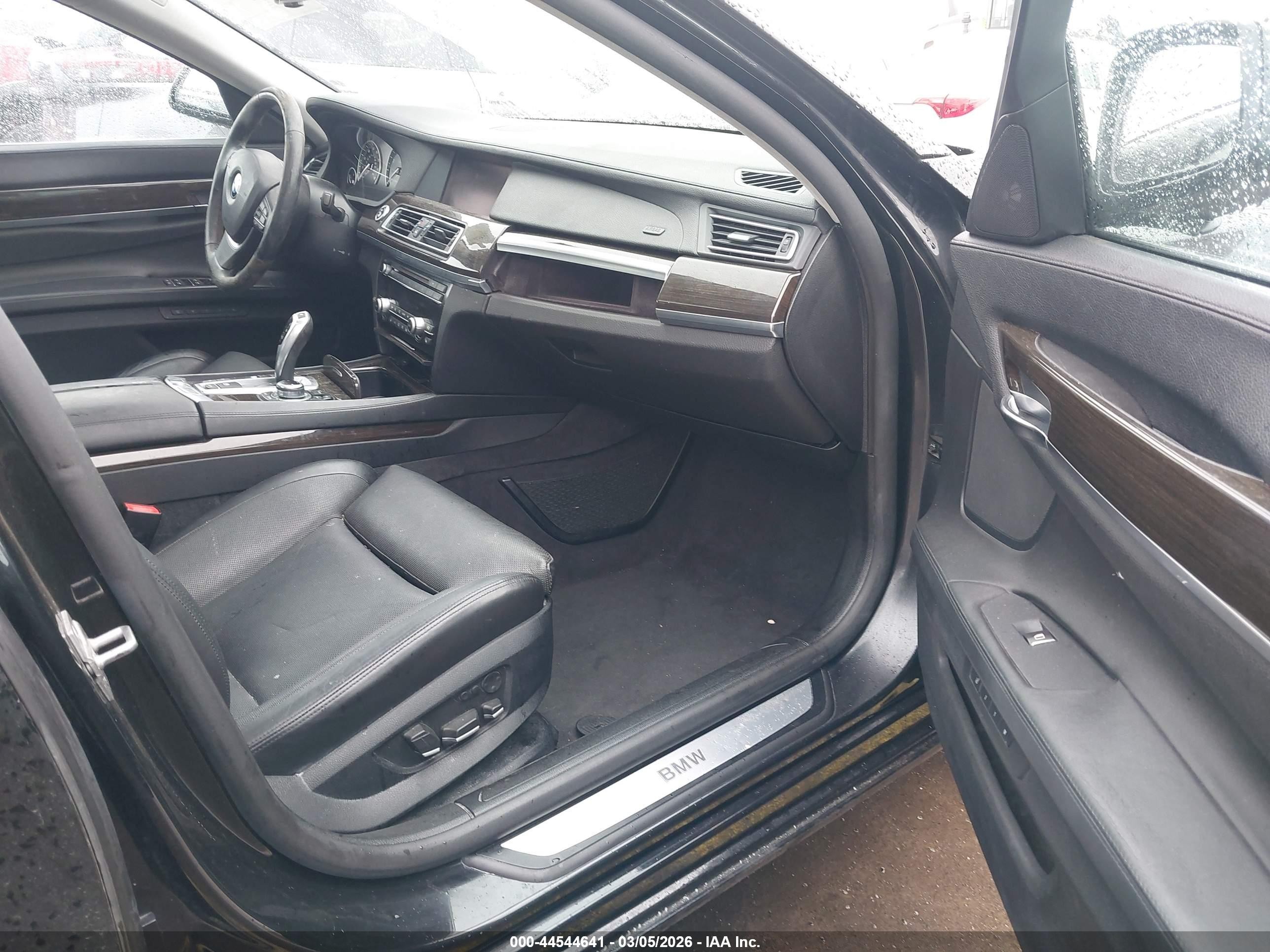 2012 Bmw 750li Xdrive Black vin: WBAKC8C5XCC436909