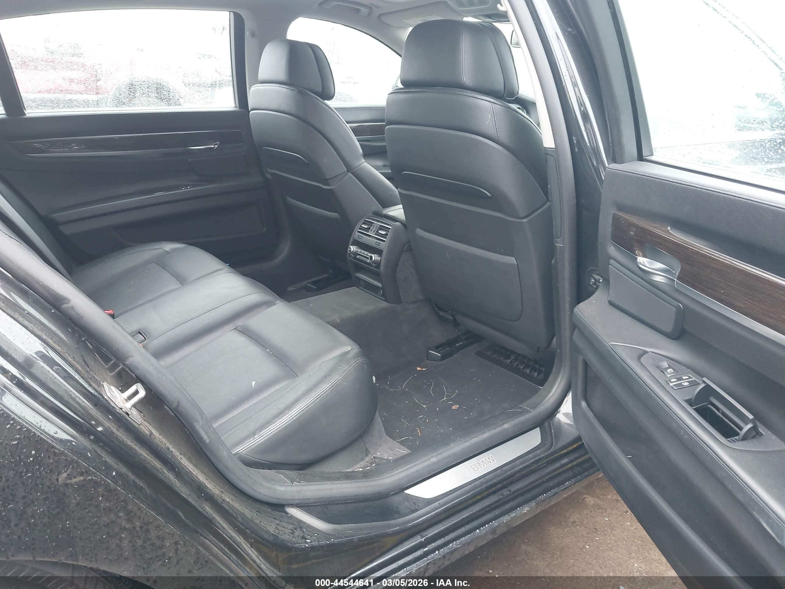 2012 Bmw 750li Xdrive Black vin: WBAKC8C5XCC436909