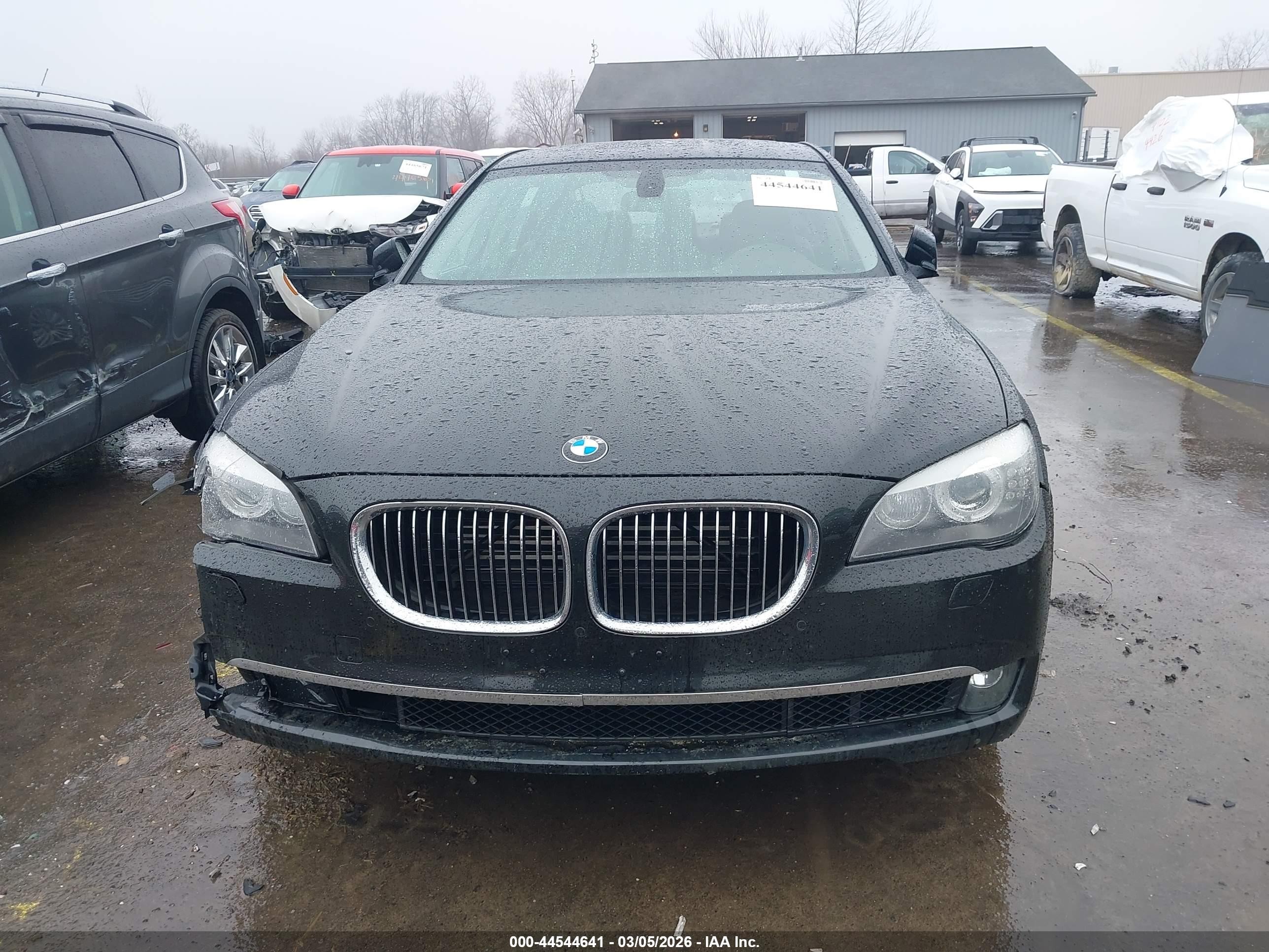 2012 Bmw 750li Xdrive Black vin: WBAKC8C5XCC436909