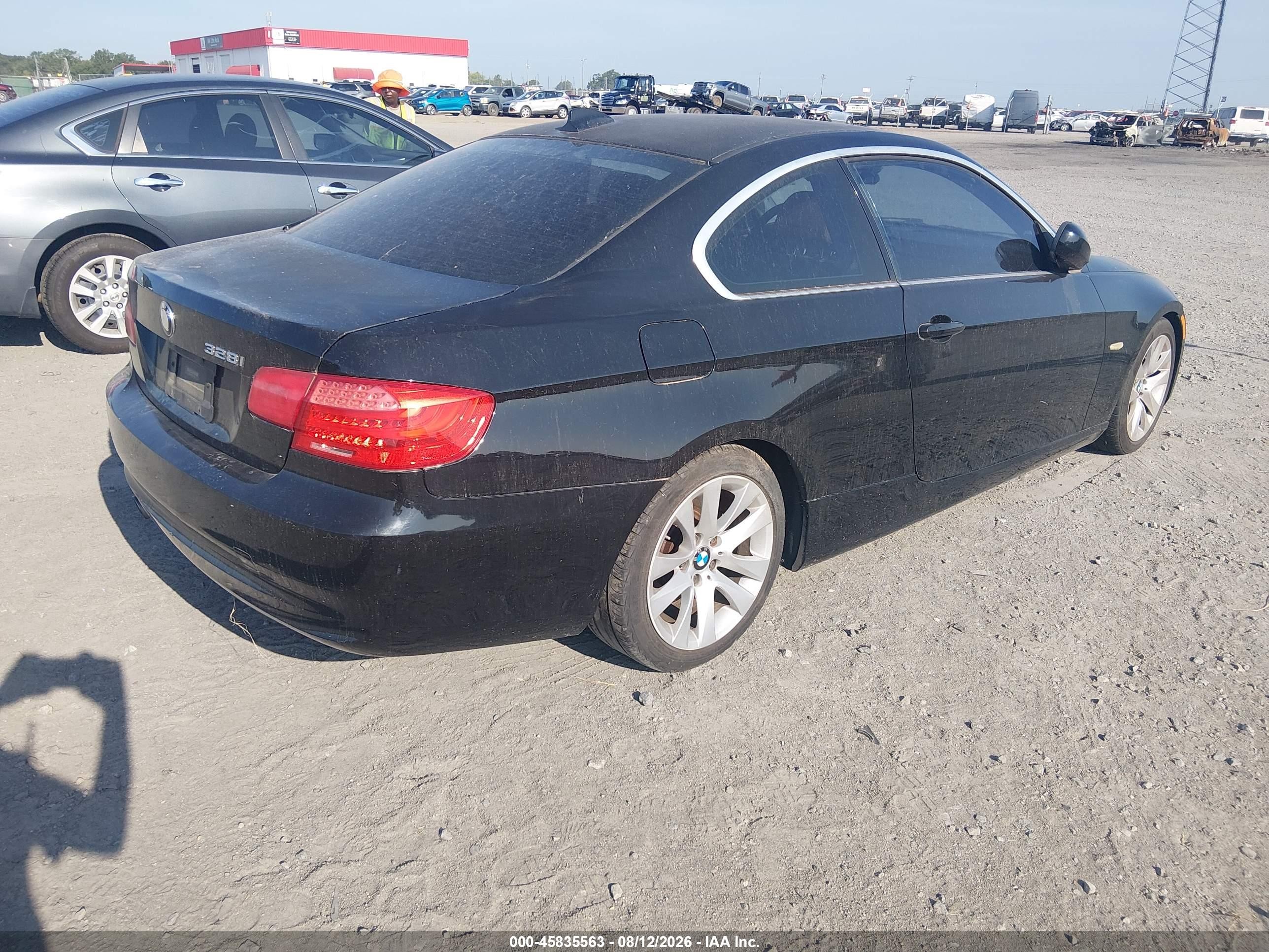 2012 Bmw 328i   Black vin: WBAKE3C51CE770893