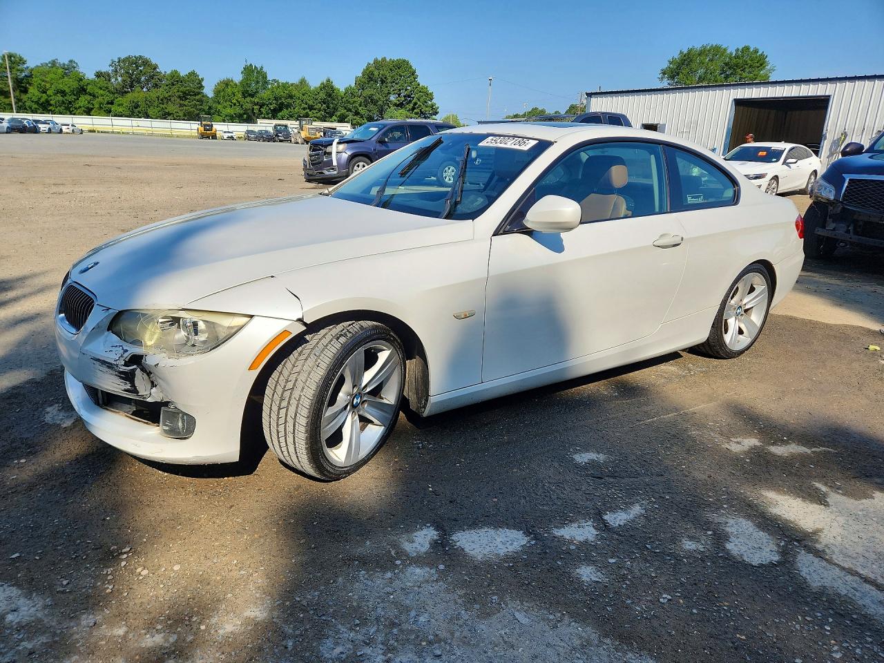 2011 Bmw 328 I White vin: WBAKE3C52BE558003