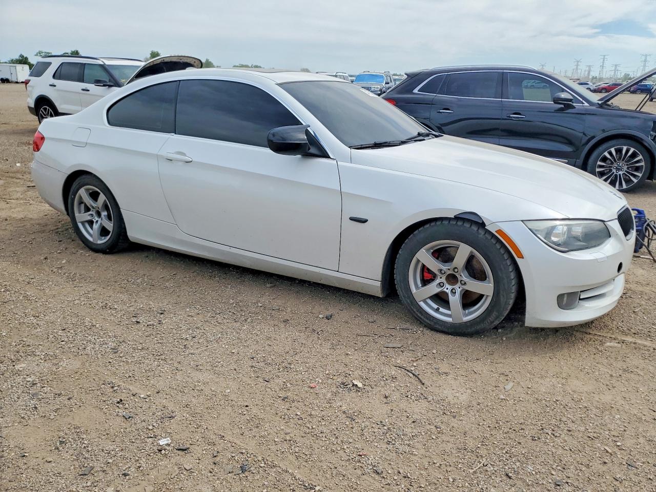 2012 Bmw 328 I White vin: WBAKE3C53CE769423