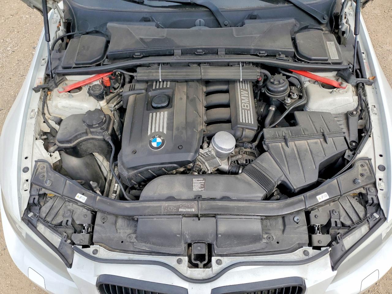 2012 Bmw 328 I White vin: WBAKE3C53CE769423