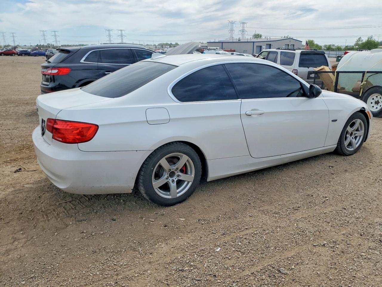 2012 Bmw 328 I White vin: WBAKE3C53CE769423