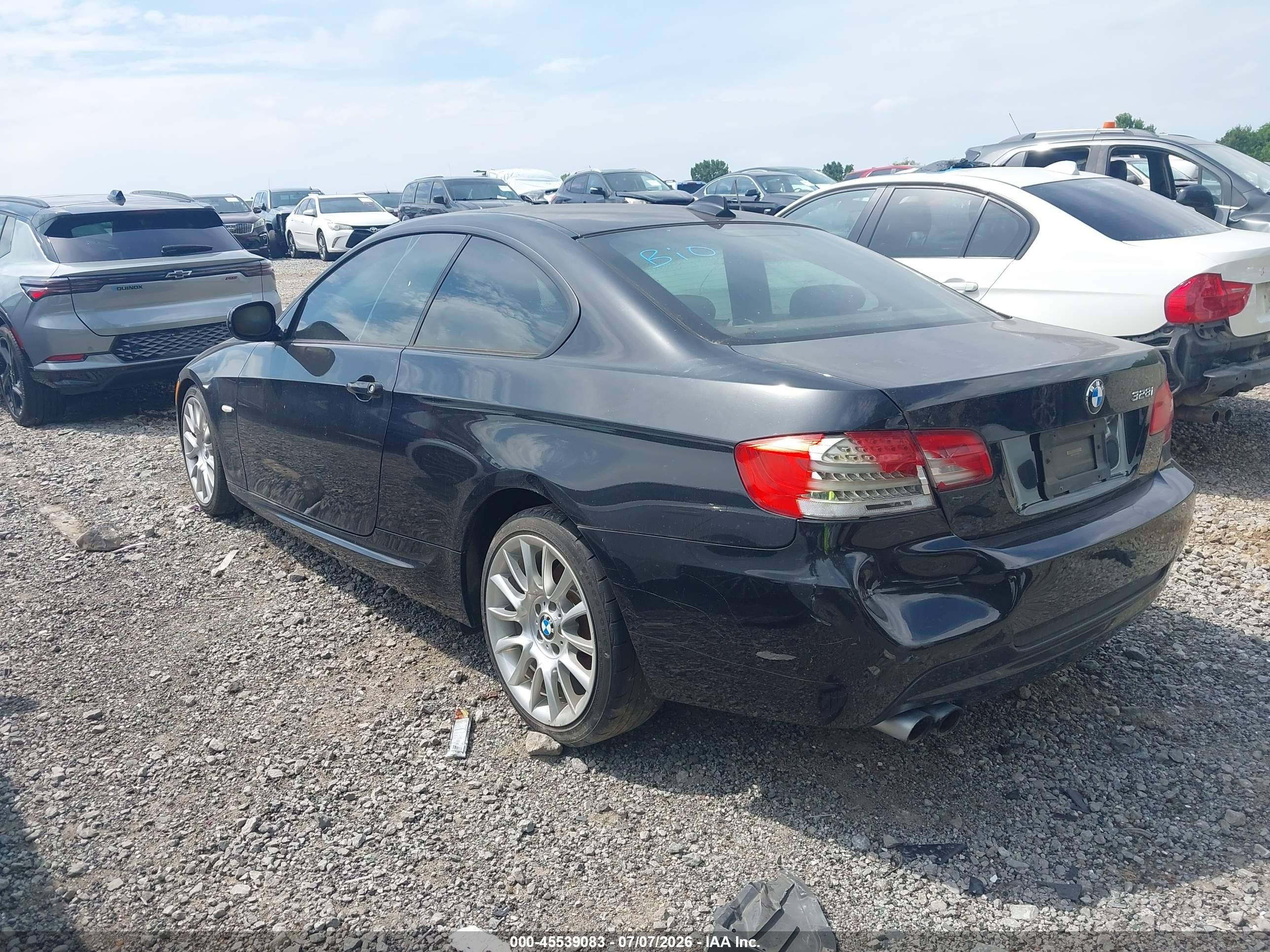 2012 Bmw 328i   Black vin: WBAKE3C53CE769955