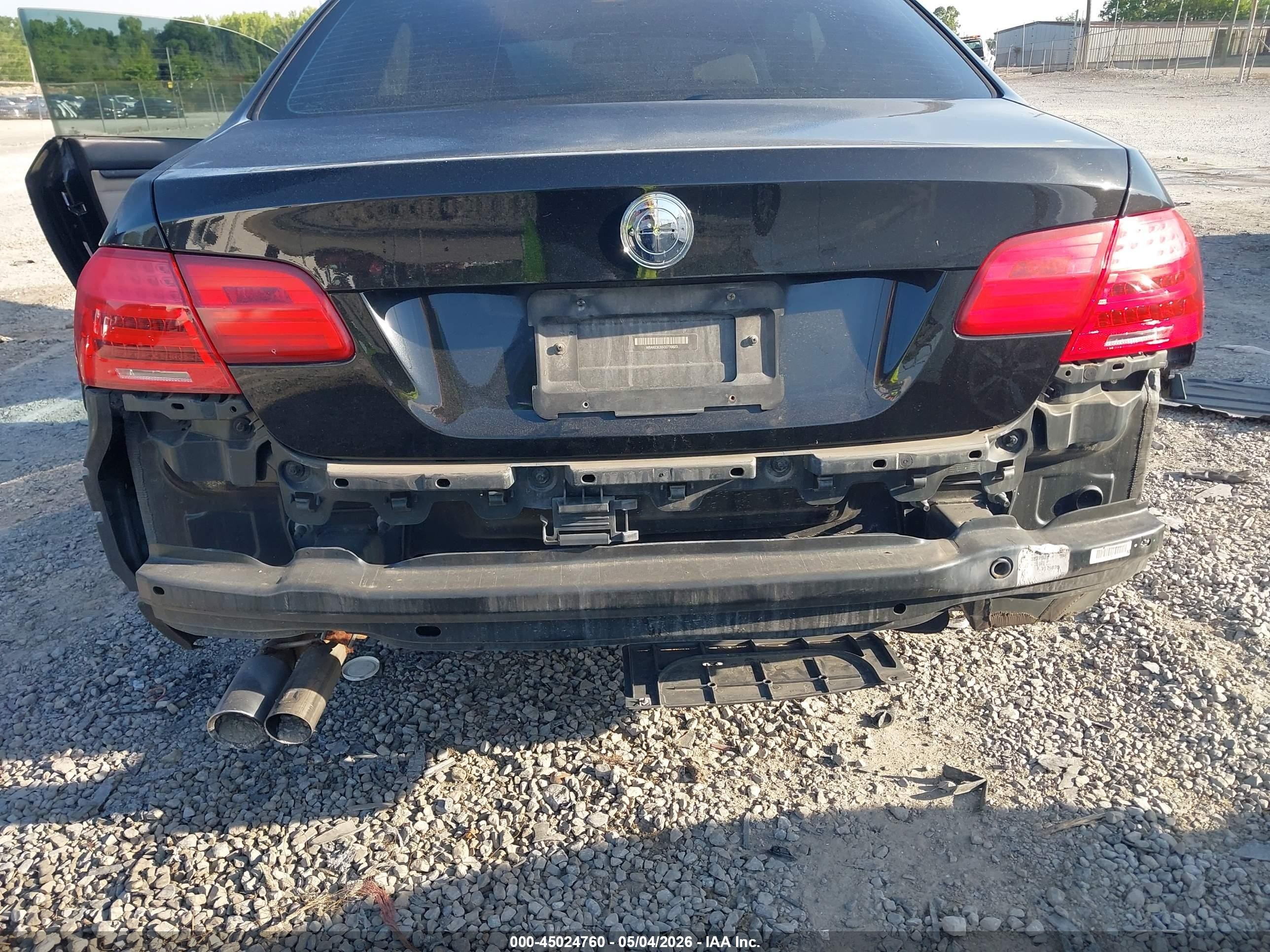2012 Bmw 328i   Black vin: WBAKE3C55CE770623