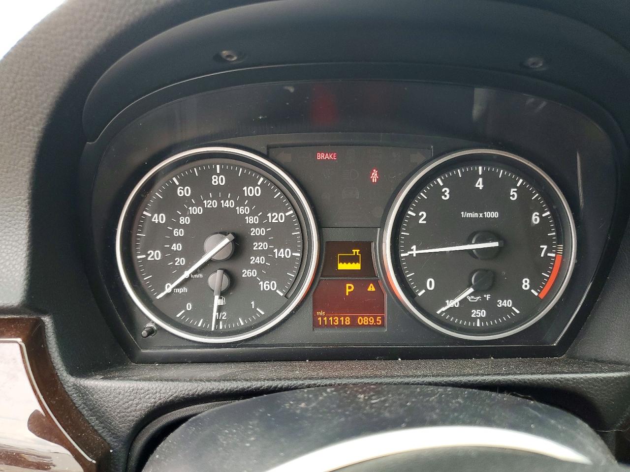 2011 Bmw 328 I Коричневый vin: WBAKE3C56BE769110