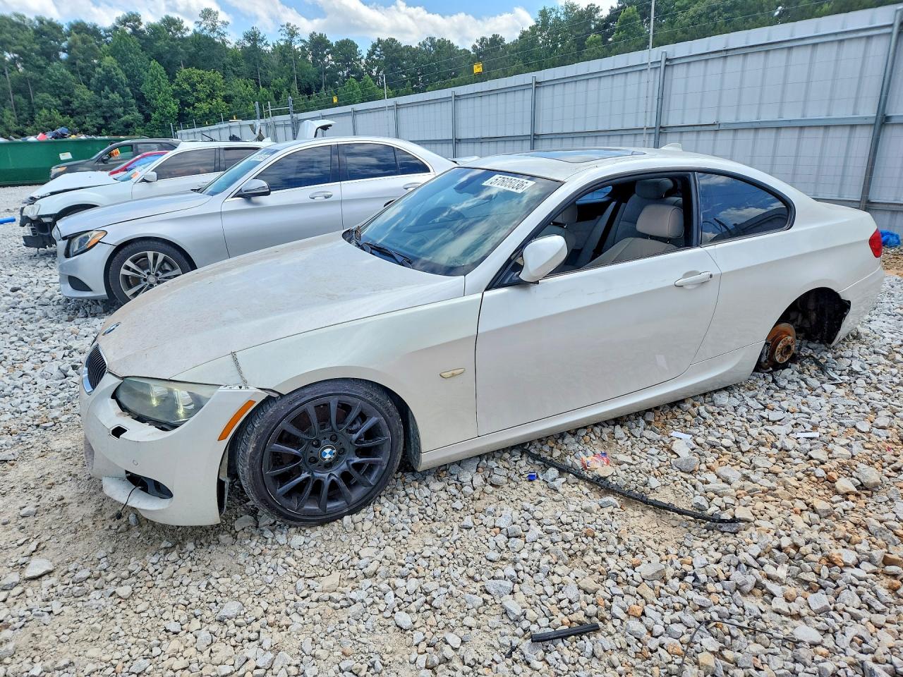 2012 Bmw 328 I White vin: WBAKE3C56CE770775