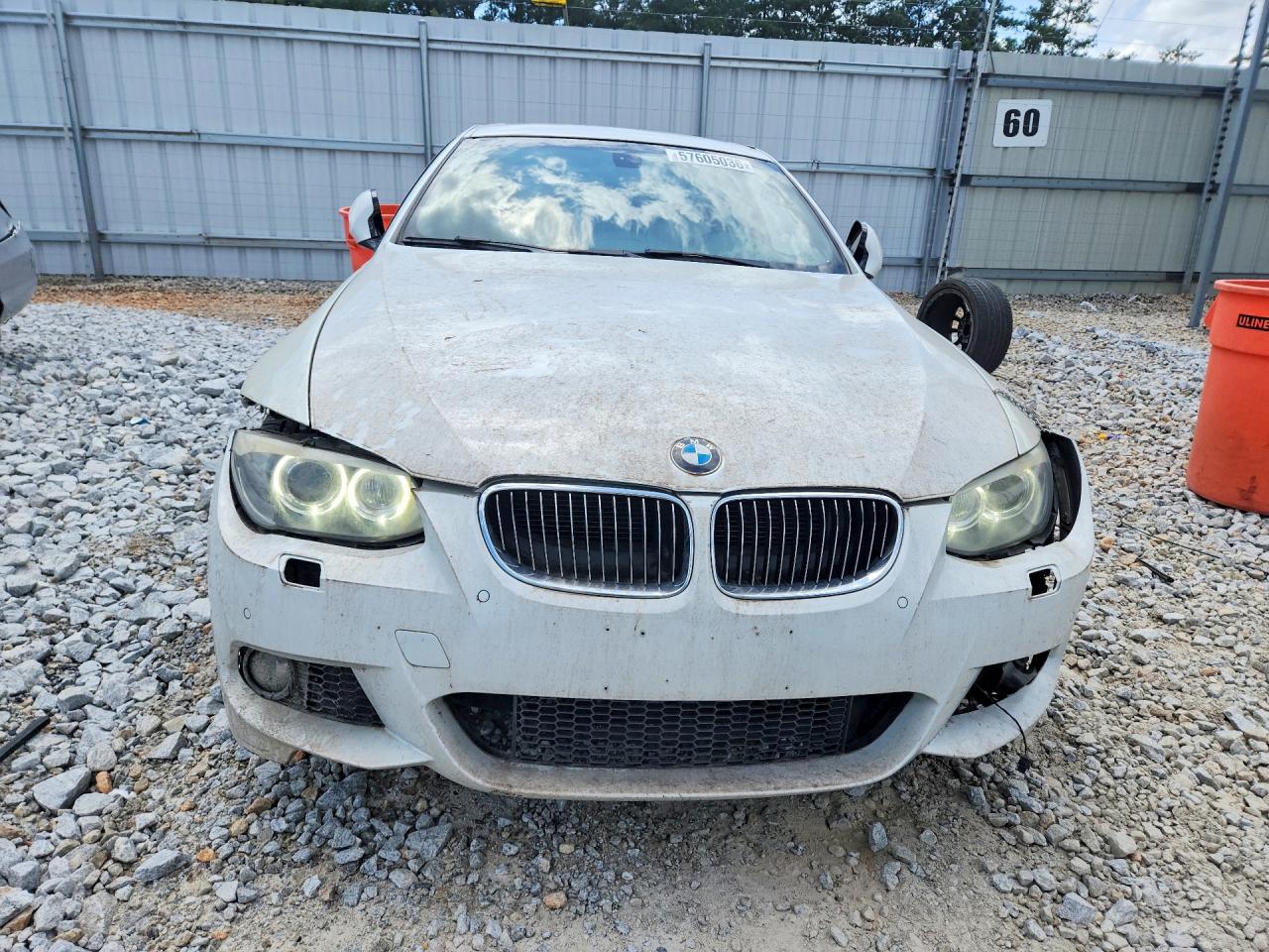 2012 Bmw 328 I White vin: WBAKE3C56CE770775