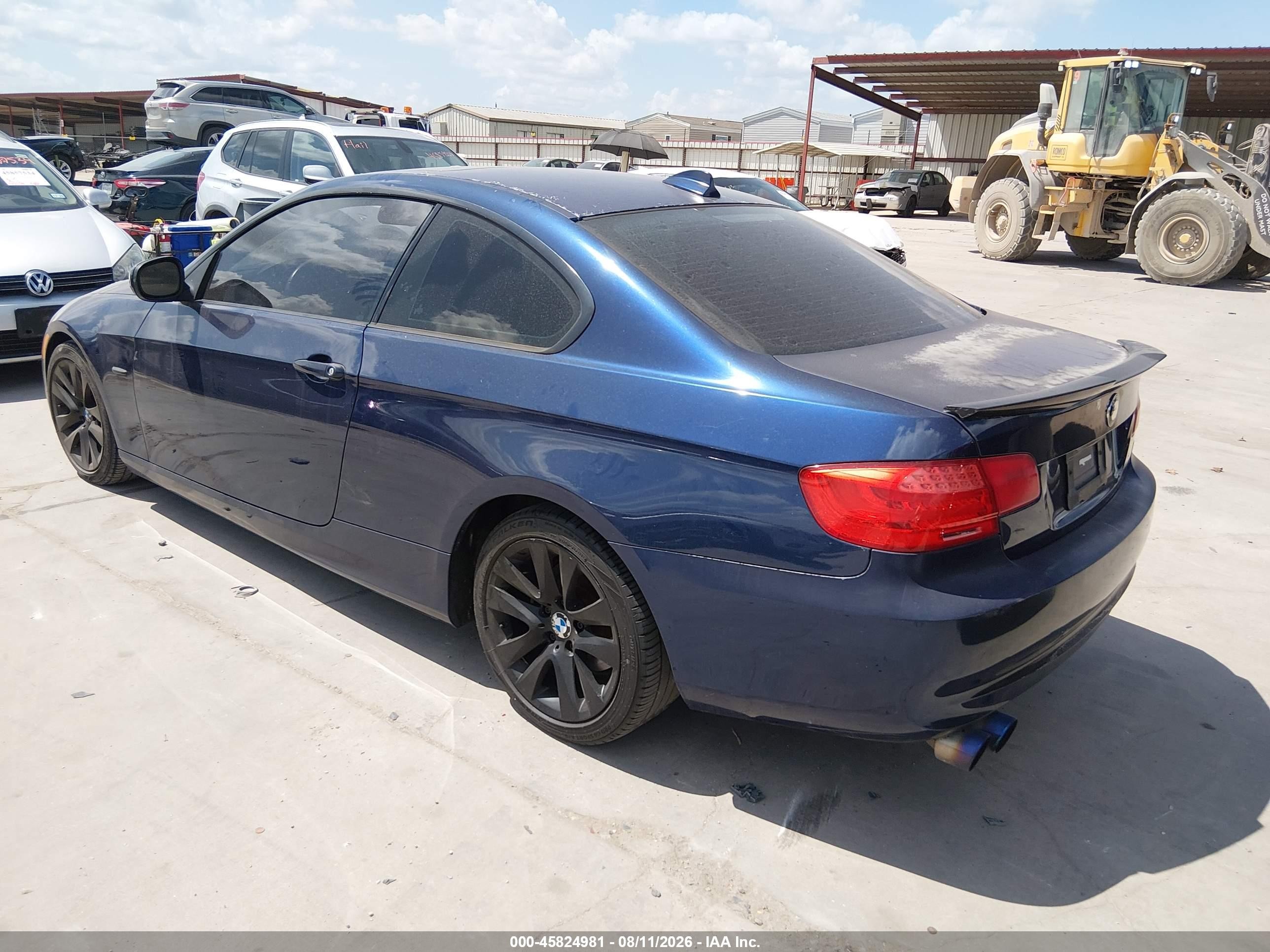 2011 Bmw 328i   Синий vin: WBAKE3C57BE557638