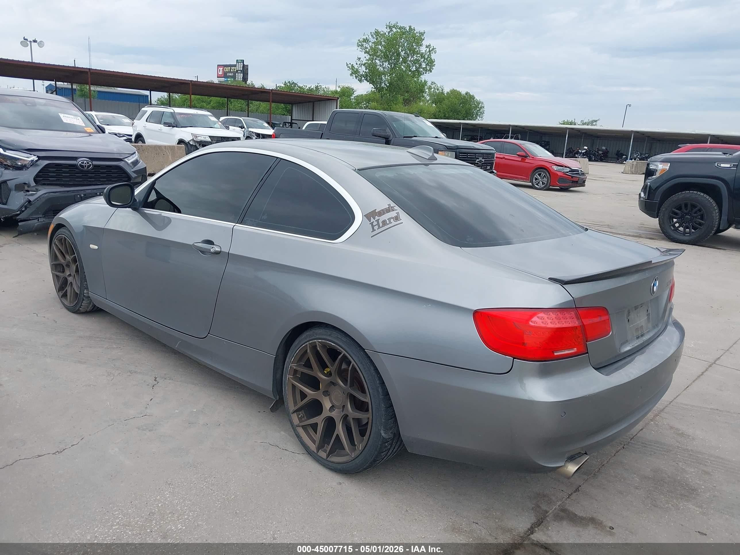 2012 Bmw 328i   Gray vin: WBAKE3C57CE769523
