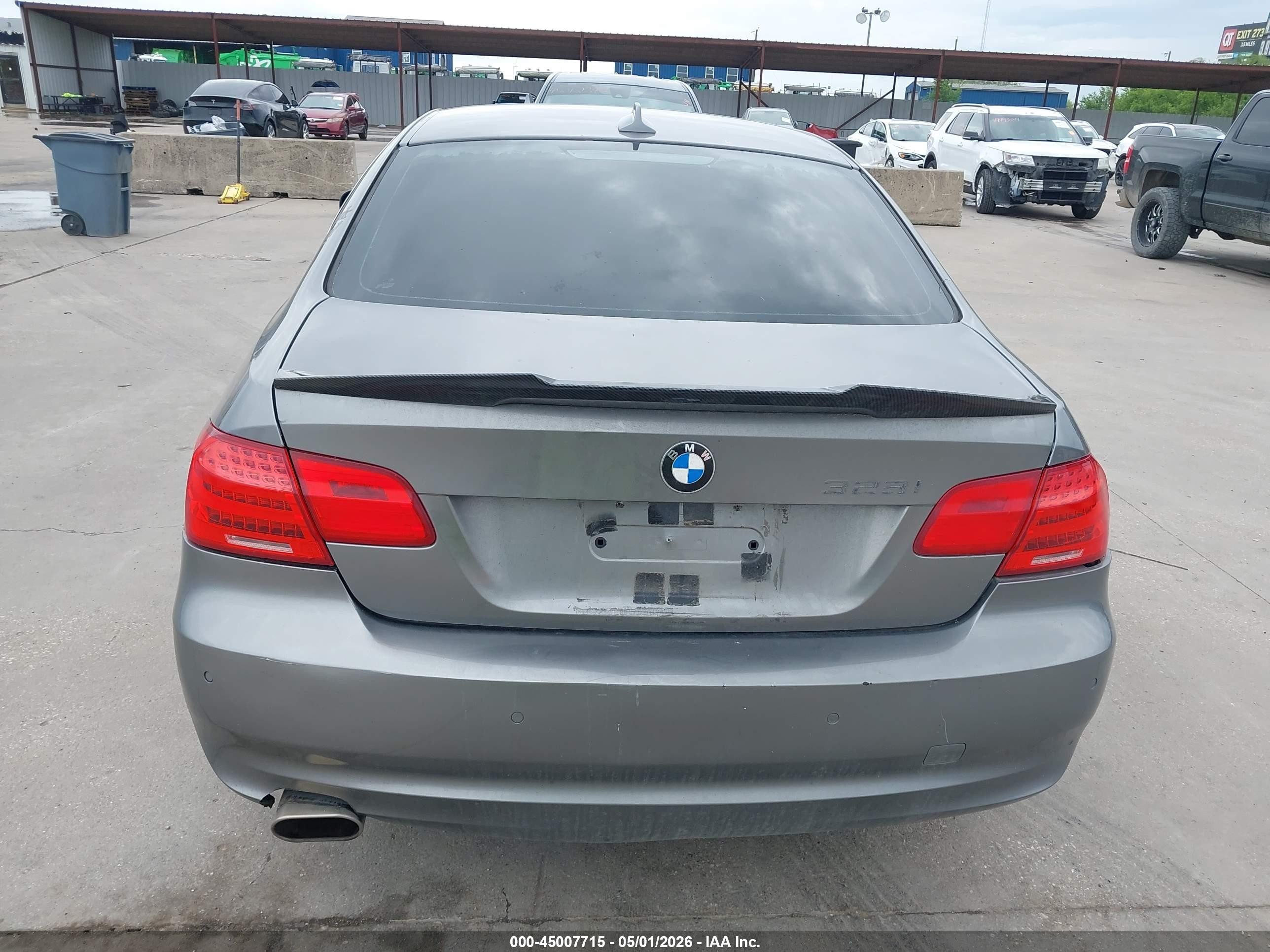 2012 Bmw 328i   Gray vin: WBAKE3C57CE769523
