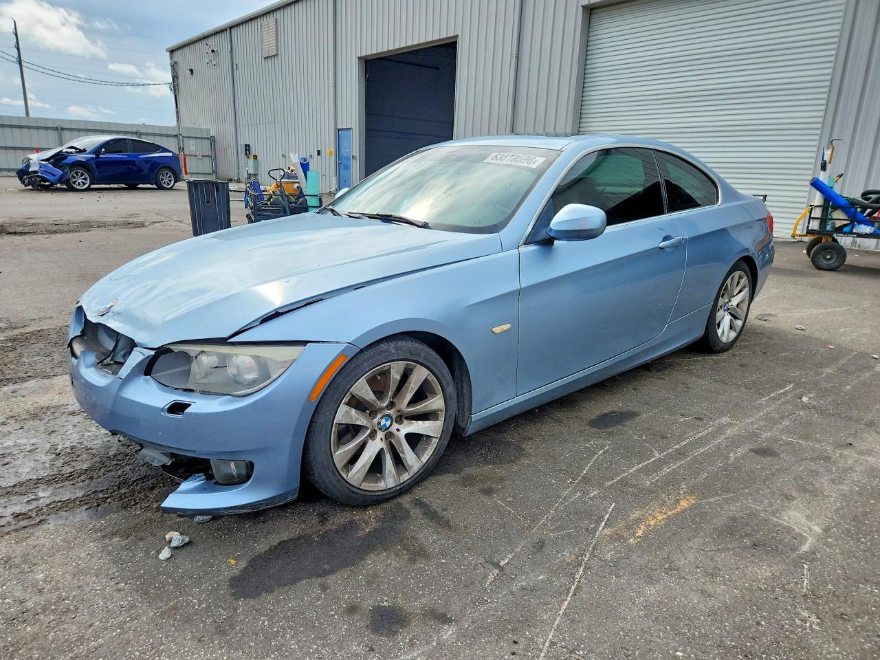 2012 Bmw 328 I Blue vin: WBAKE3C57CE770347
