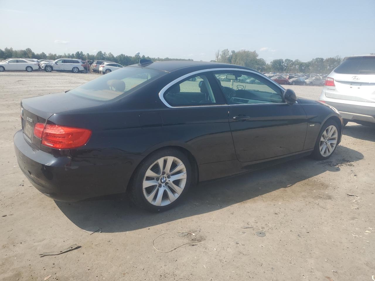 2011 Bmw 328 I Черный vin: WBAKE3C58BE444586