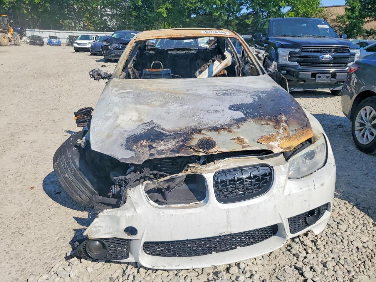 2013 Bmw 328 I White vin: WBAKE3C58DE771069