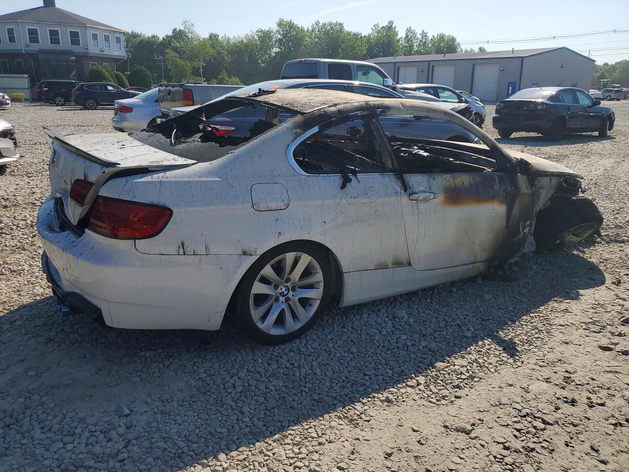 2013 Bmw 328 I White vin: WBAKE3C58DE771069