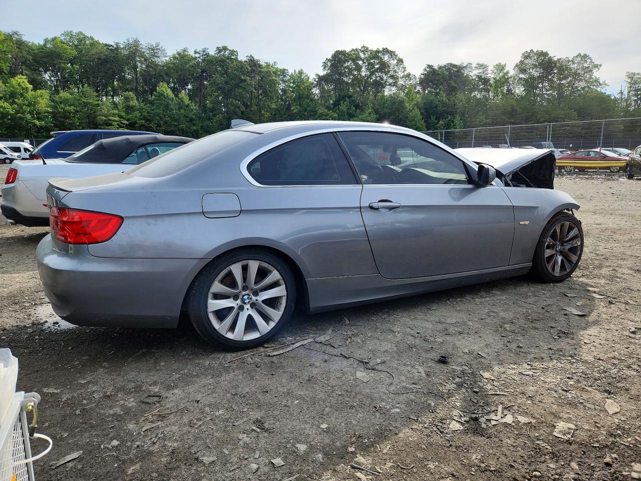 2012 Bmw 328 Silver vin: WBAKE3C59CE770365