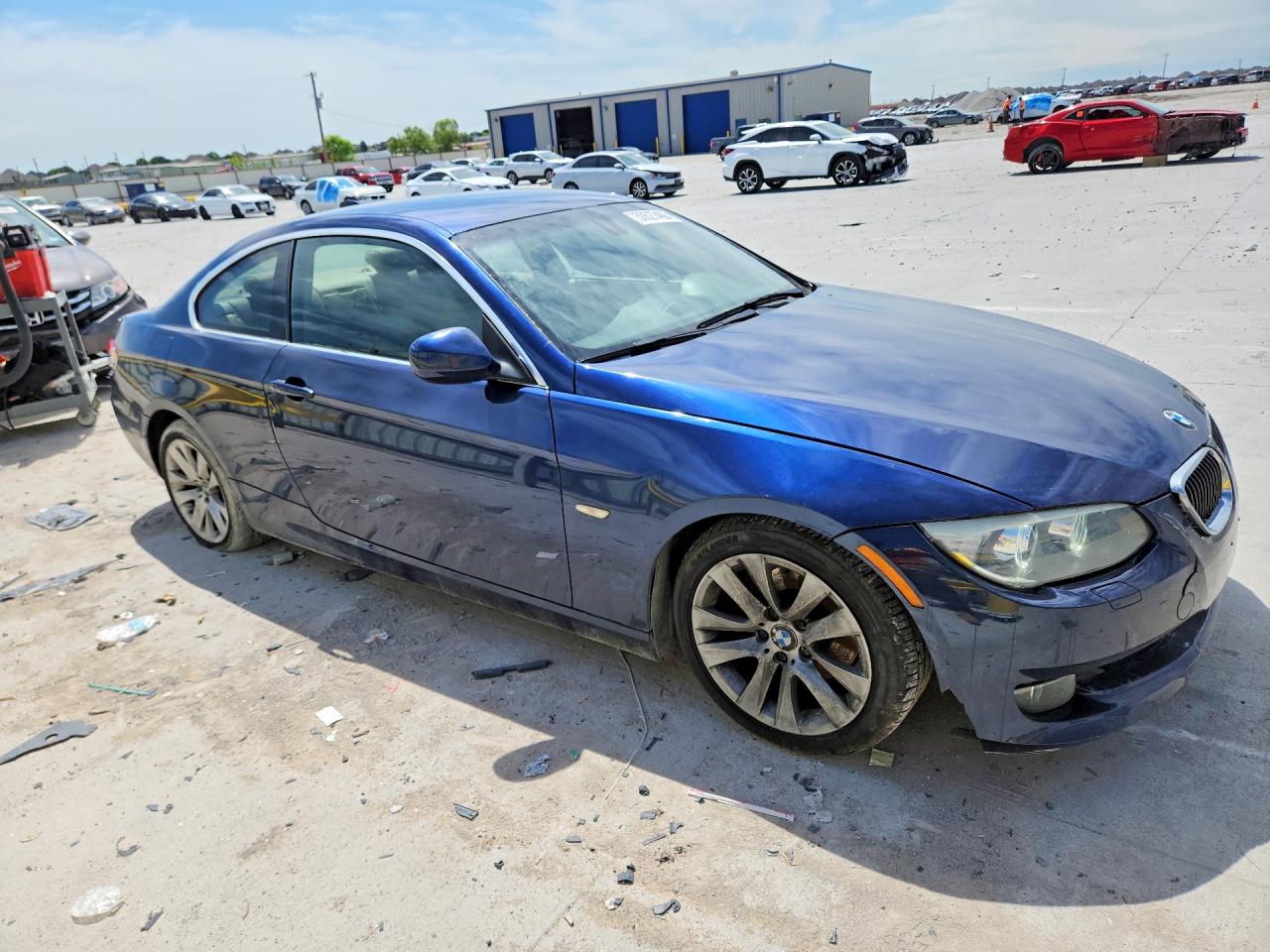 2013 Bmw 328 I Blue vin: WBAKE3C59DE771548