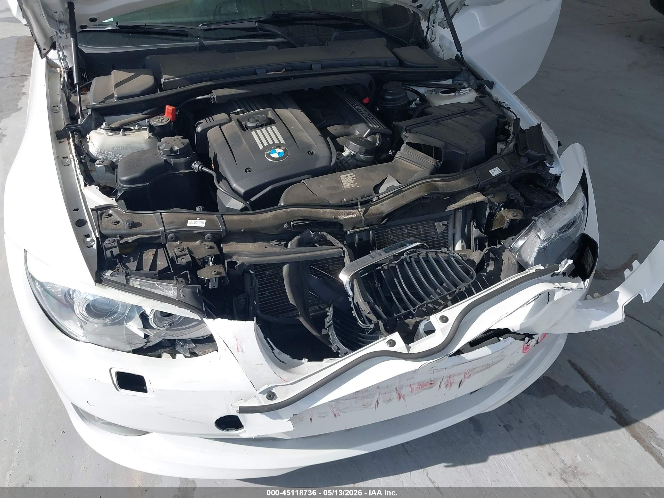 2013 Bmw 328i   White vin: WBAKE3C5XDE772062