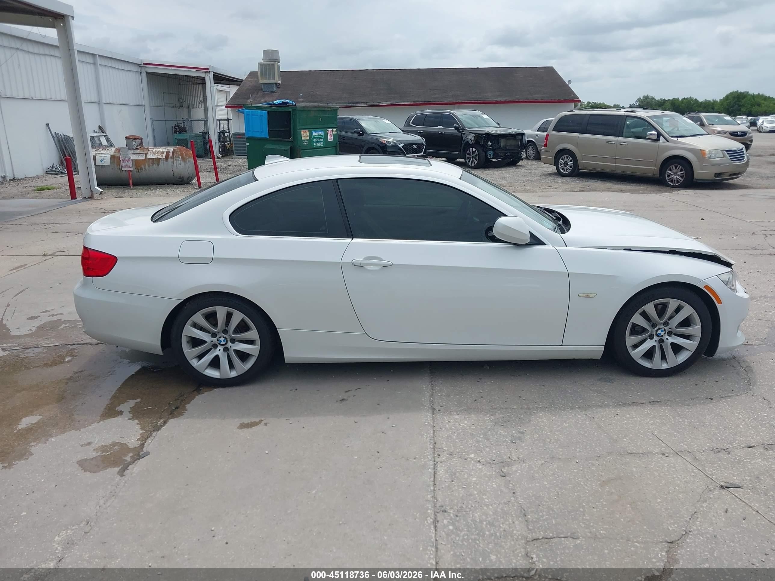 2013 Bmw 328i   White vin: WBAKE3C5XDE772062