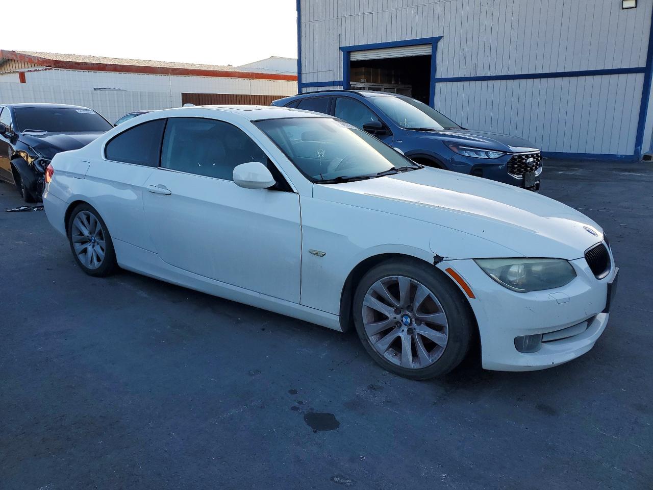 2011 Bmw 328 I Sulev White vin: WBAKE5C52BE429934