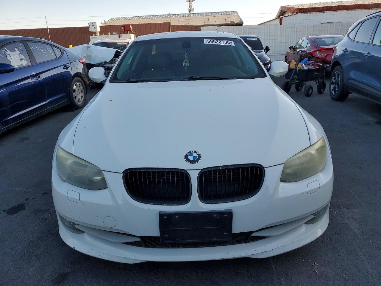 2011 Bmw 328 I Sulev White vin: WBAKE5C52BE429934