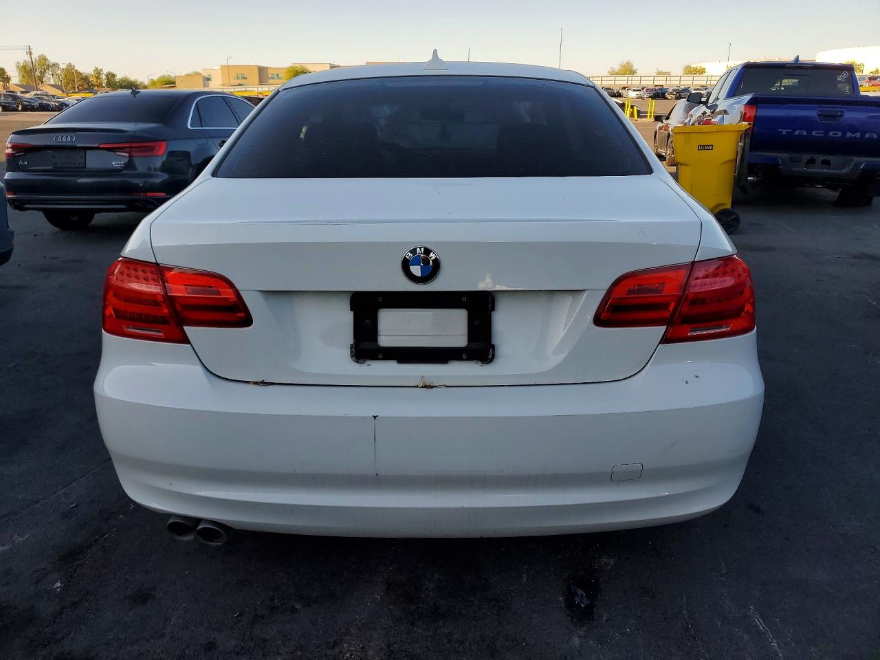 2011 Bmw 328 I Sulev White vin: WBAKE5C52BE429934