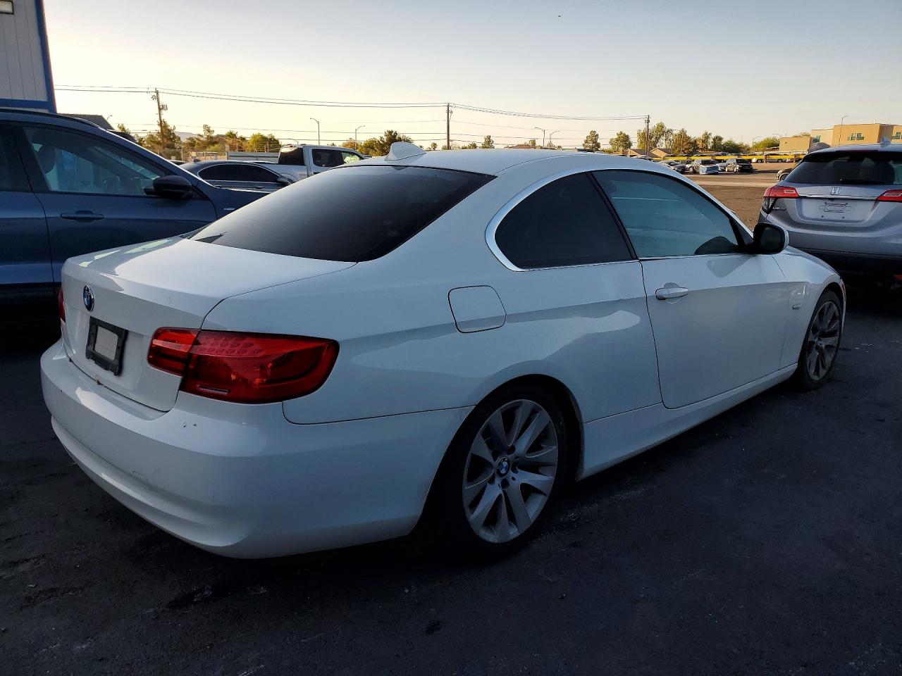 2011 Bmw 328 I Sulev White vin: WBAKE5C52BE429934