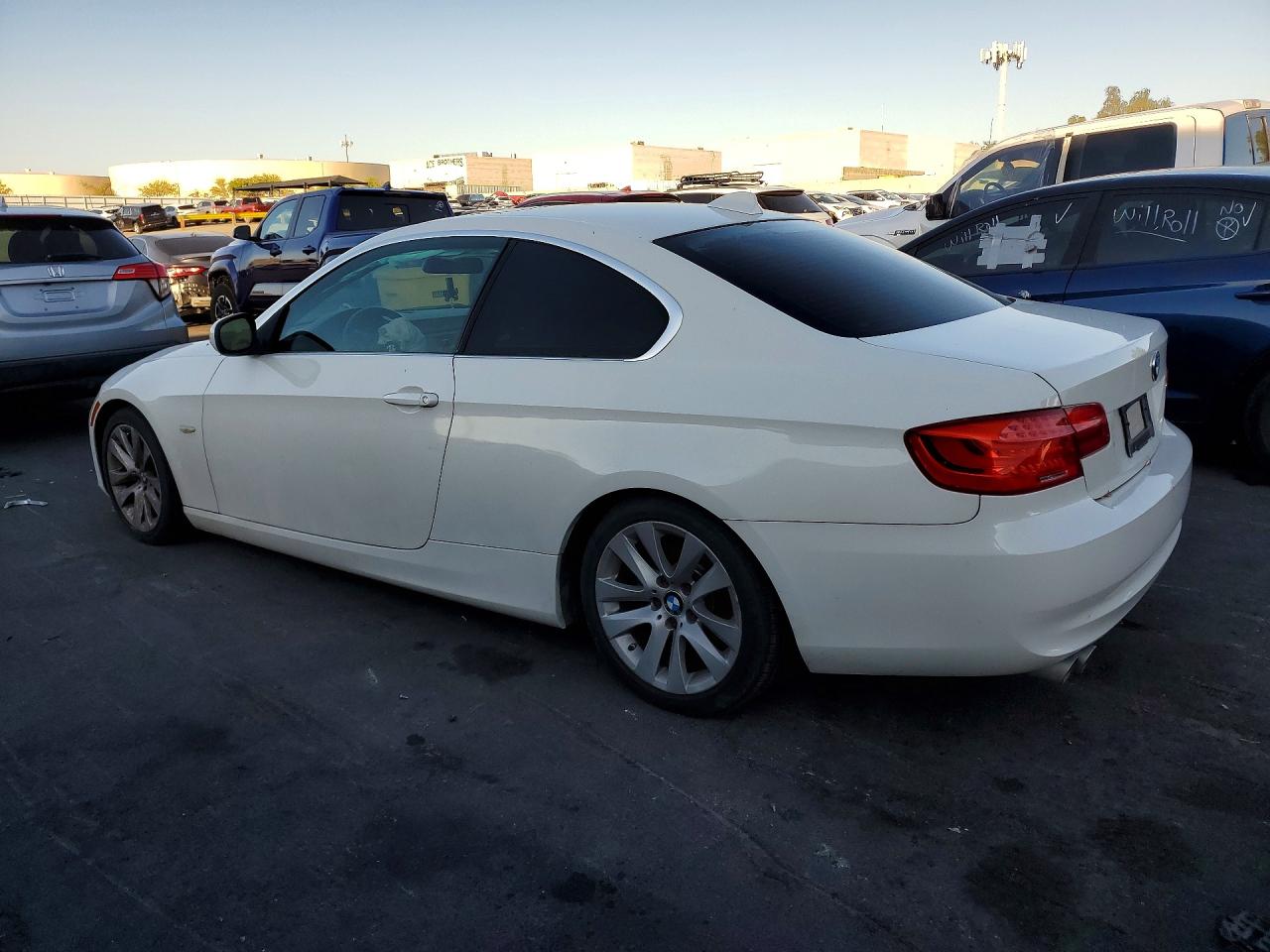 2011 Bmw 328 I Sulev White vin: WBAKE5C52BE429934