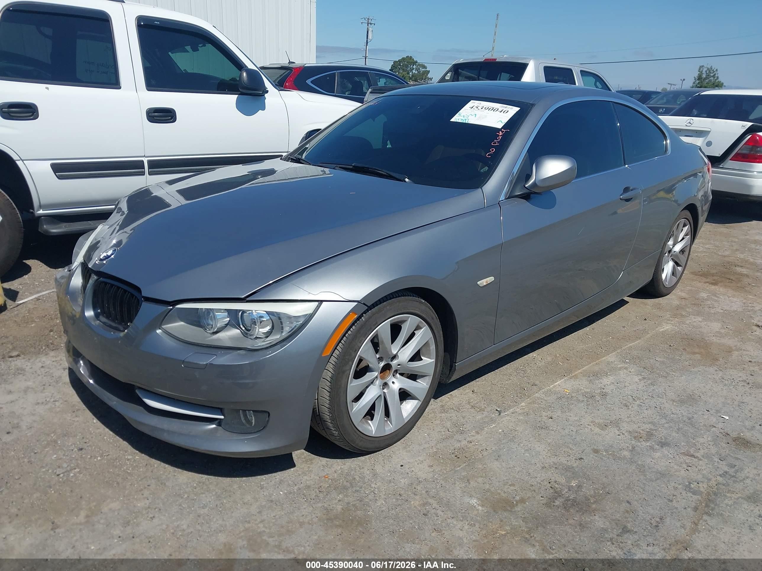2011 Bmw 328i Gray vin: WBAKE5C52BE755099