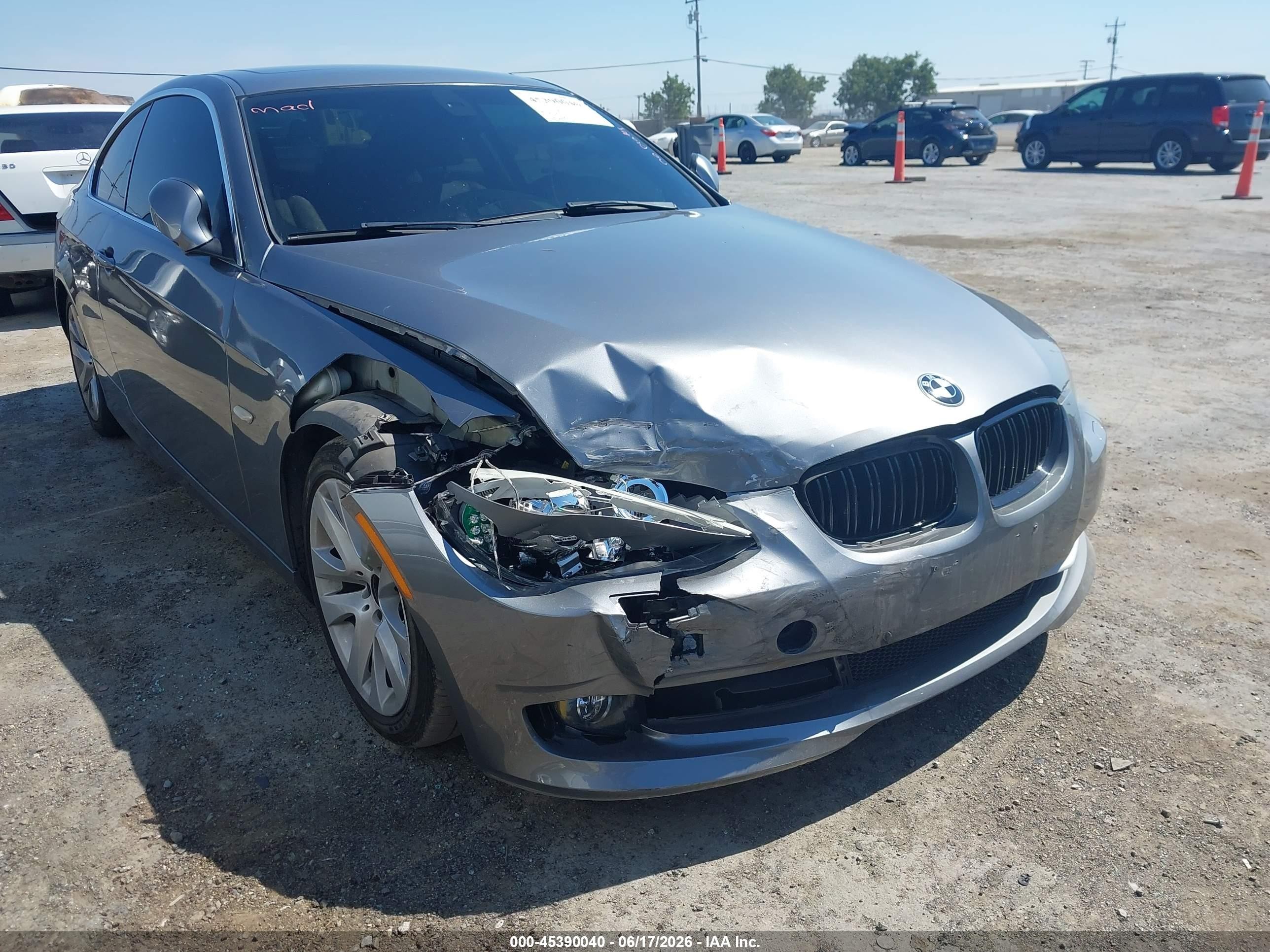 2011 Bmw 328i Gray vin: WBAKE5C52BE755099