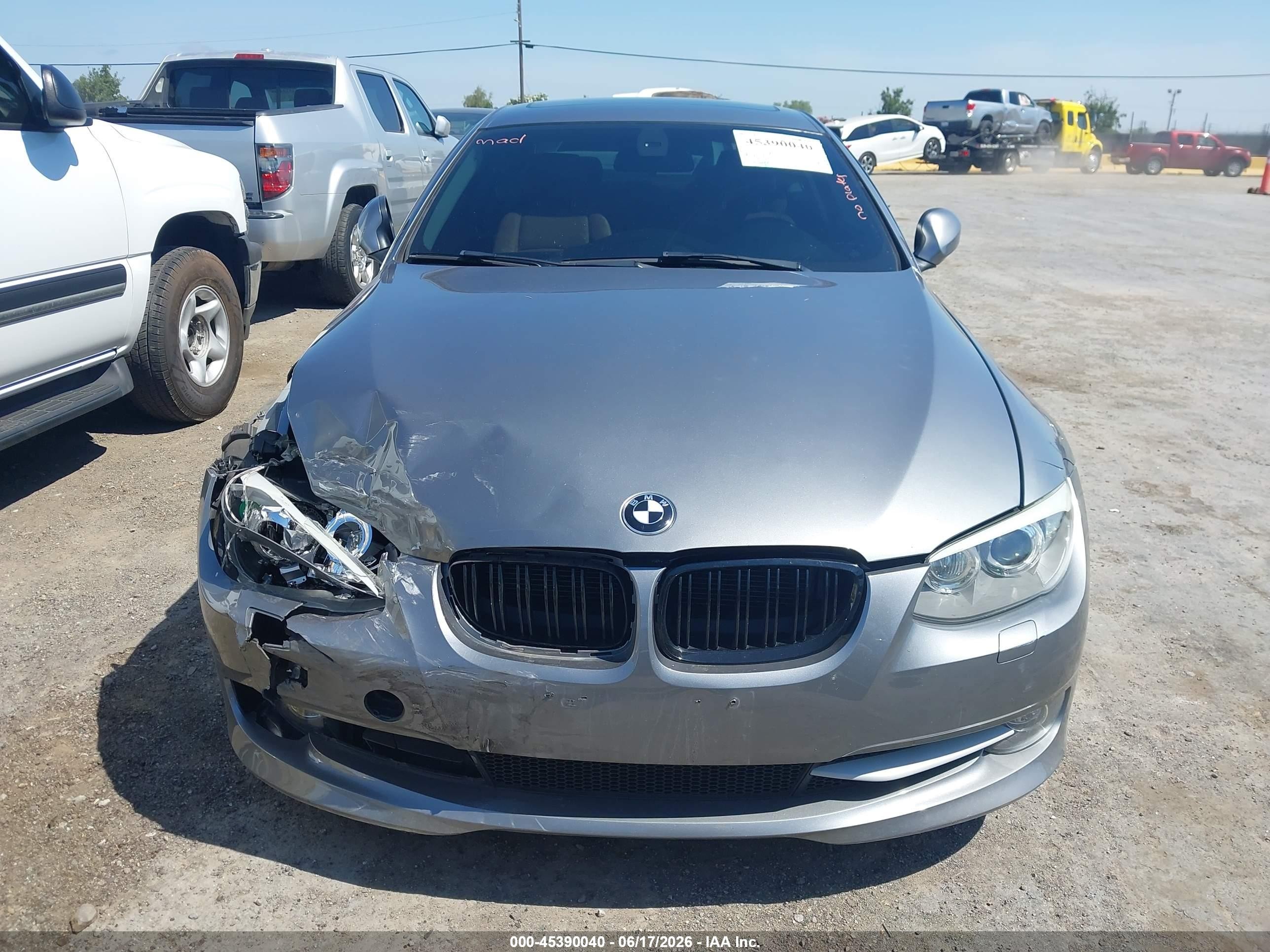 2011 Bmw 328i Gray vin: WBAKE5C52BE755099