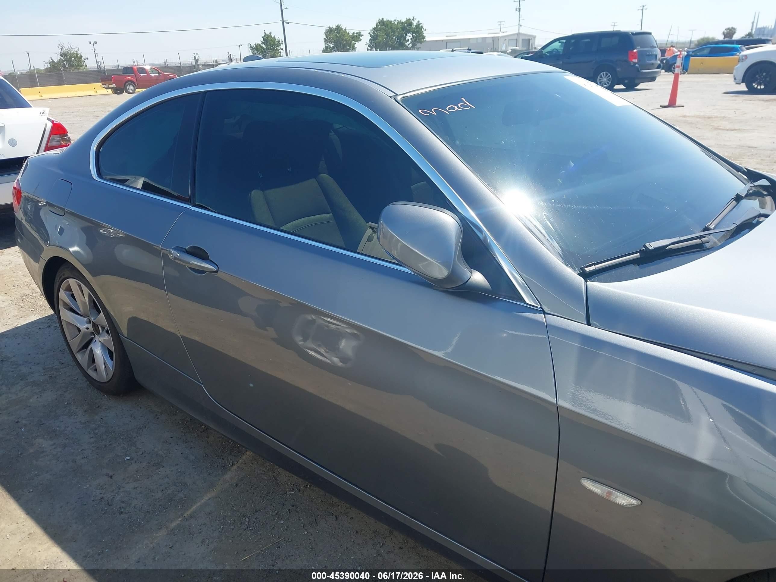2011 Bmw 328i Gray vin: WBAKE5C52BE755099