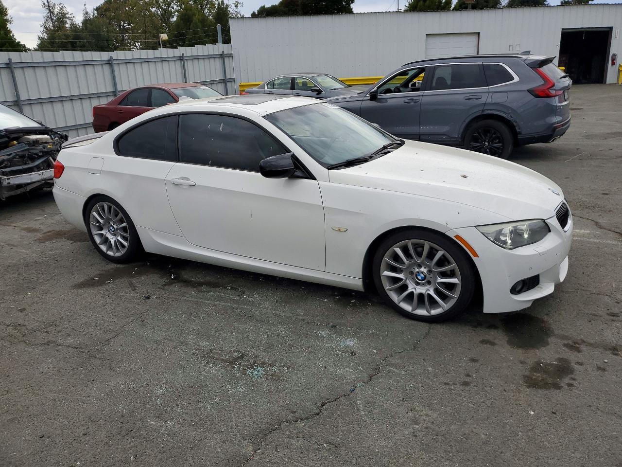 2012 Bmw 328 I Sulev White vin: WBAKE5C52CE756125