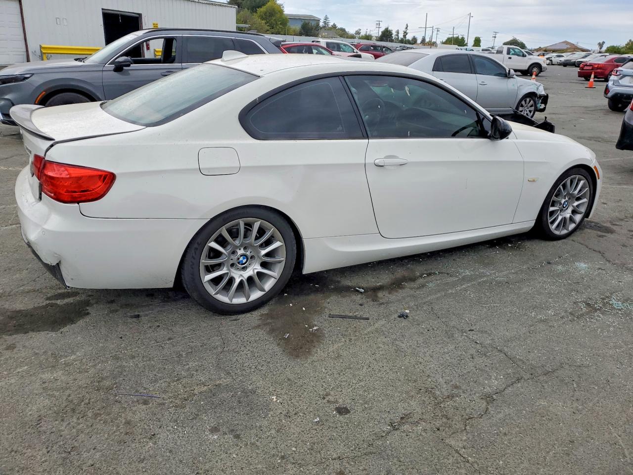 2012 Bmw 328 I Sulev White vin: WBAKE5C52CE756125