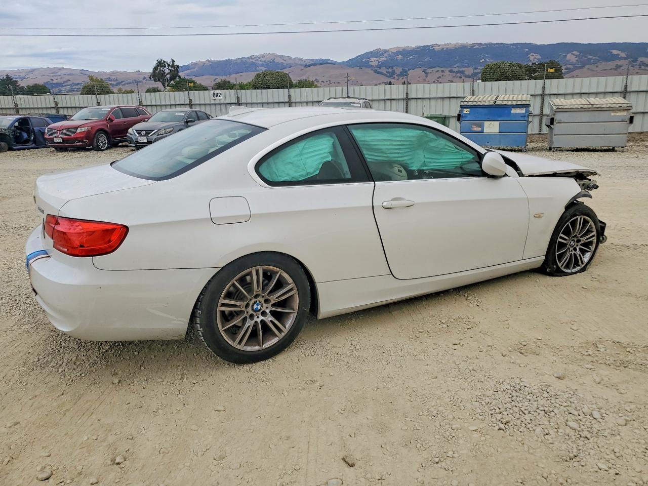 2011 Bmw 328 I Sulev White vin: WBAKE5C54BE574294