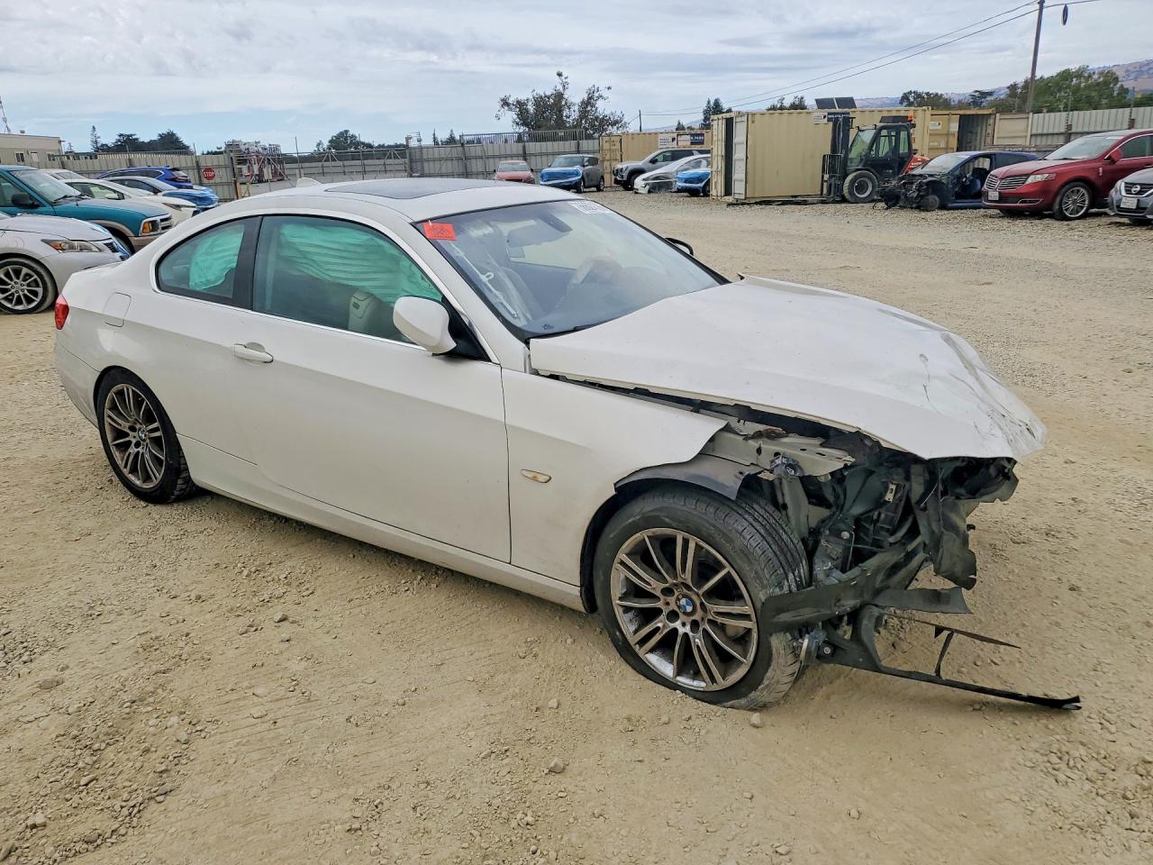 2011 Bmw 328 I Sulev White vin: WBAKE5C54BE574294