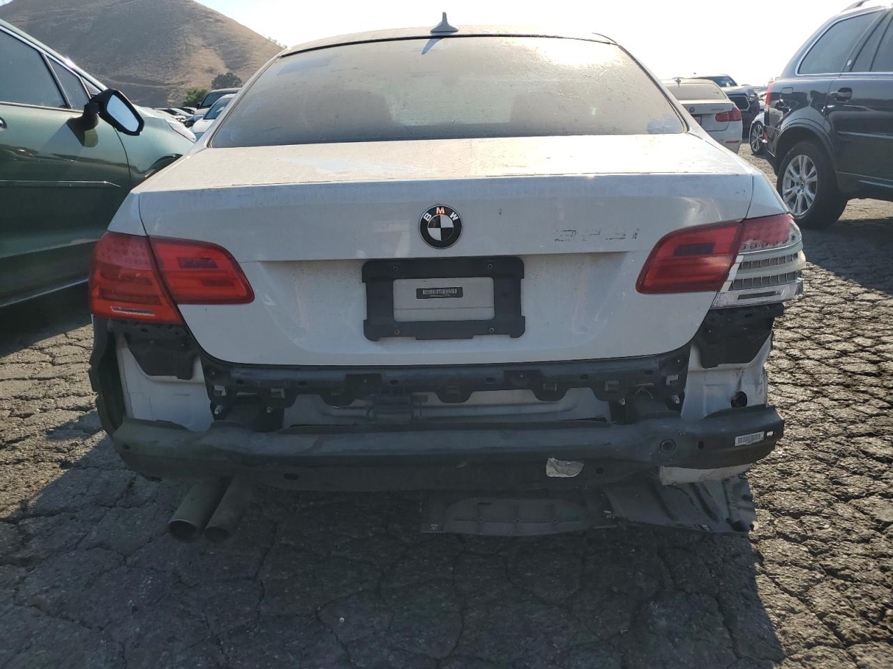 2011 Bmw 328 I Sulev White vin: WBAKE5C56BE755154