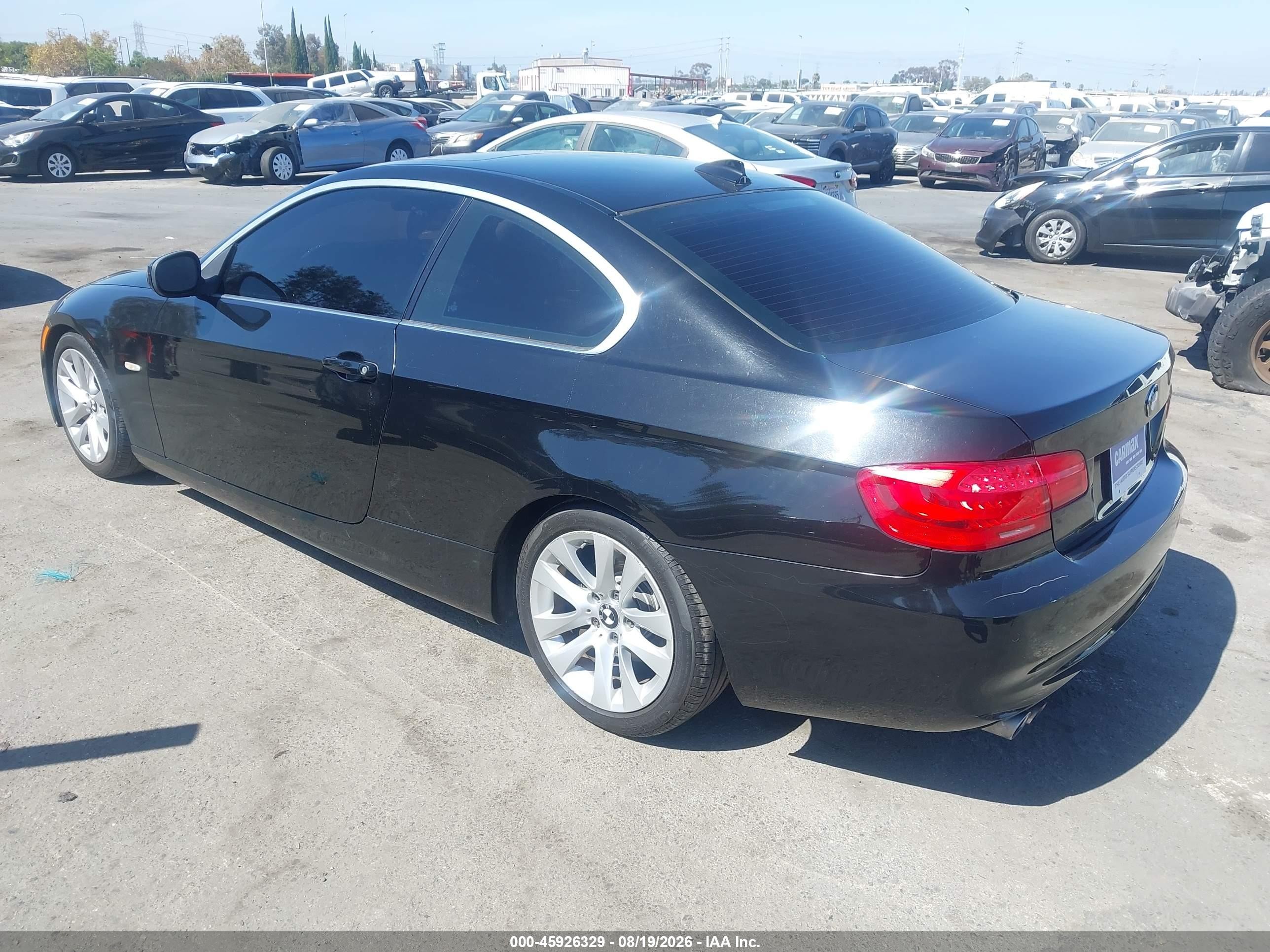 2013 Bmw 328i   Black vin: WBAKE5C57DJ107347