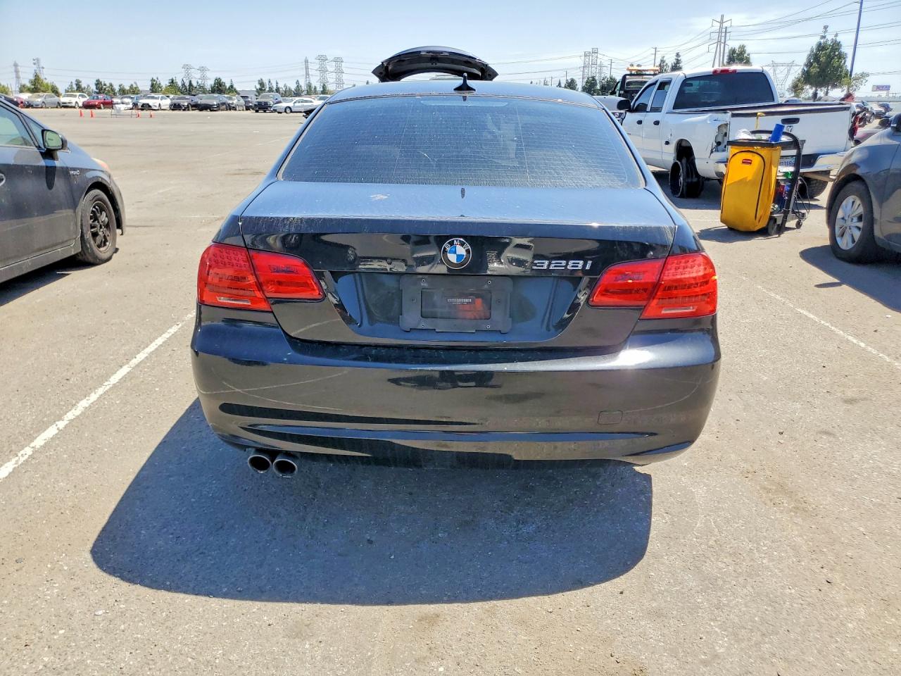 2012 Bmw 328 I Sulev Black vin: WBAKE5C59CE755960
