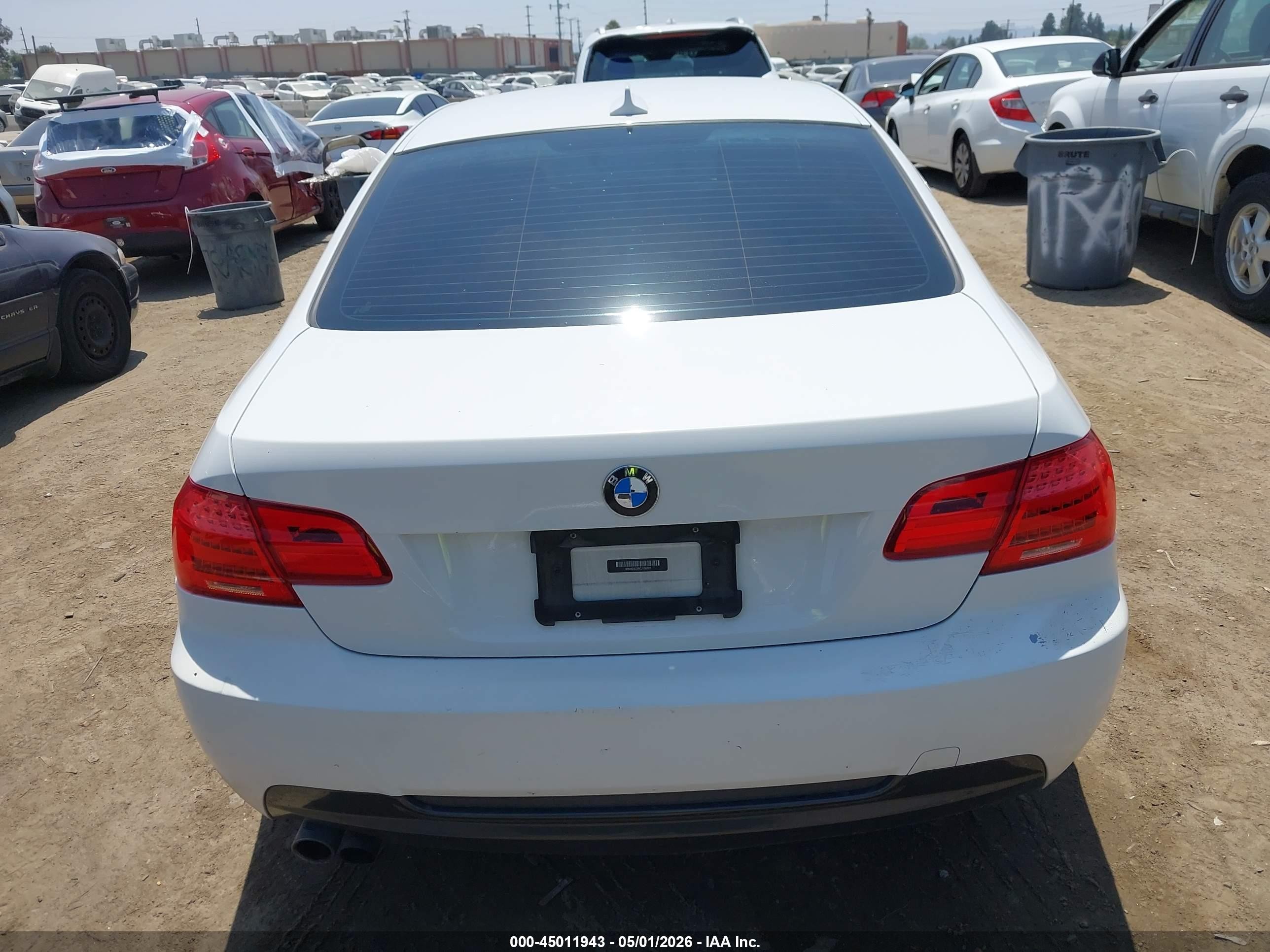 2012 Bmw 328i   White vin: WBAKE5C59CJ106201