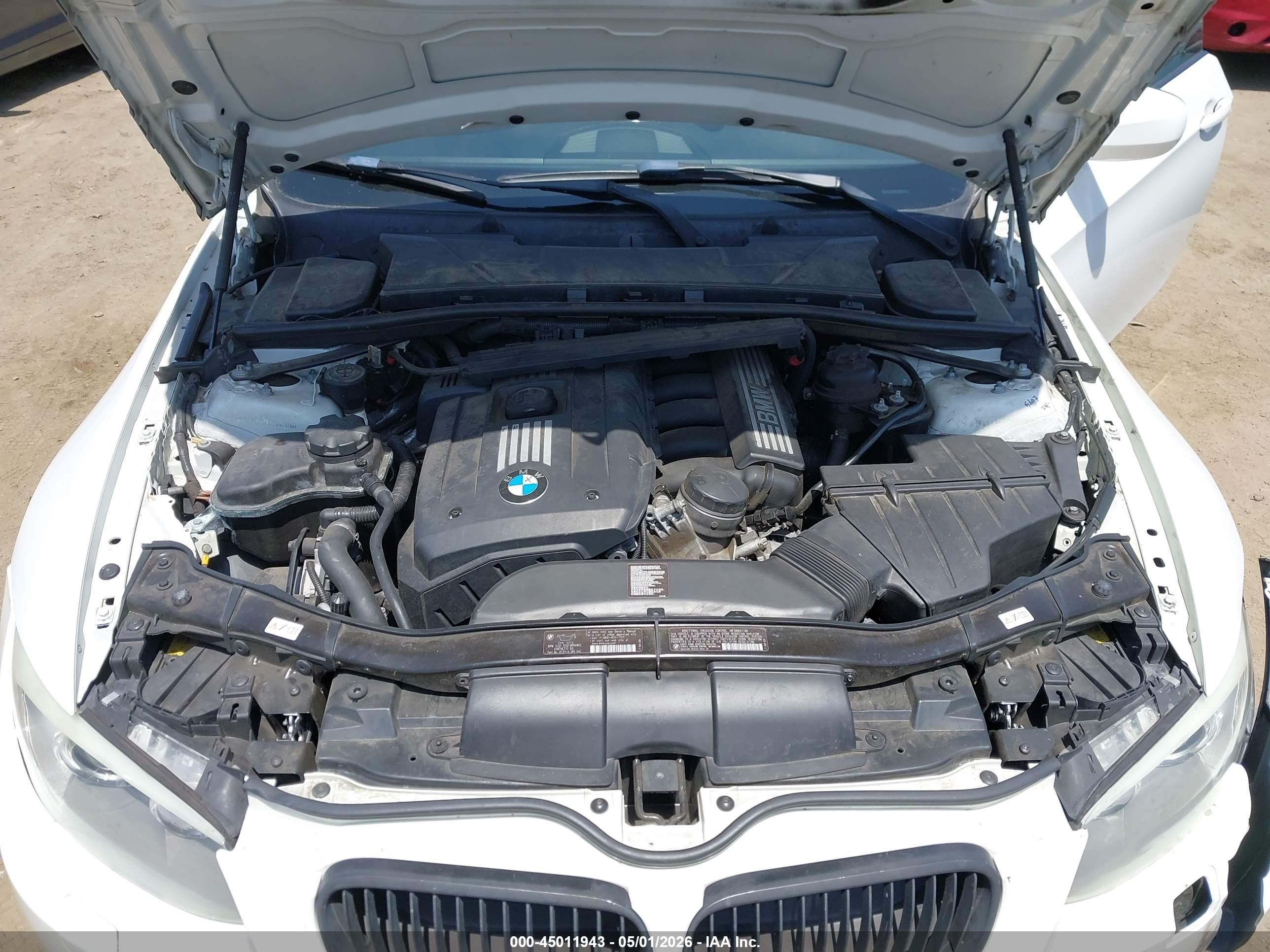 2012 Bmw 328i   White vin: WBAKE5C59CJ106201