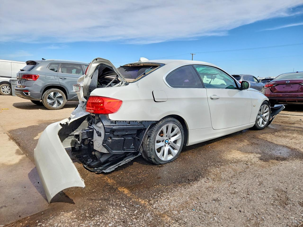 2012 Bmw 328 I Sulev White vin: WBAKE5C5XCE755594