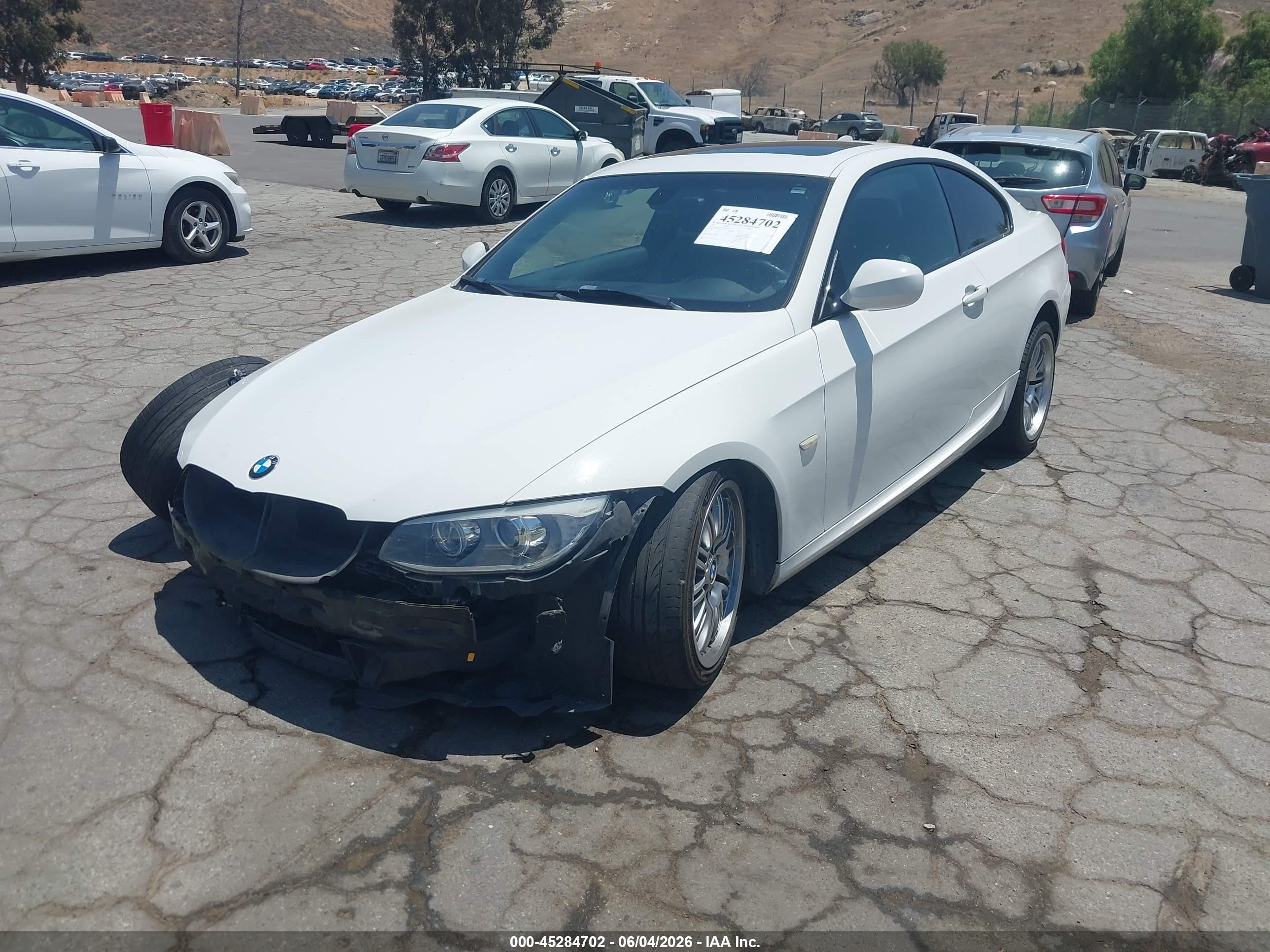 2012 Bmw 328i   White vin: WBAKE5C5XCE755871