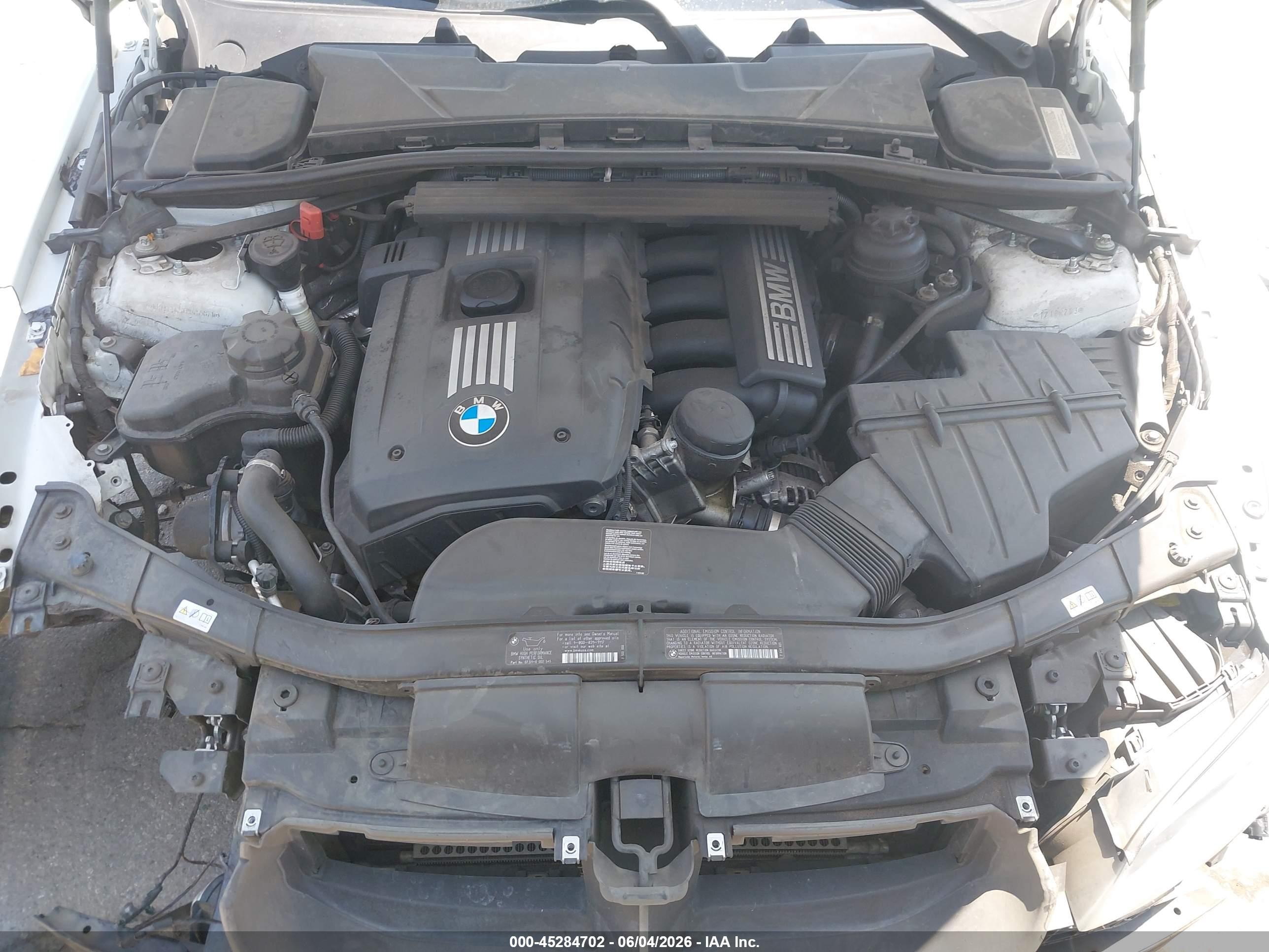 2012 Bmw 328i   White vin: WBAKE5C5XCE755871
