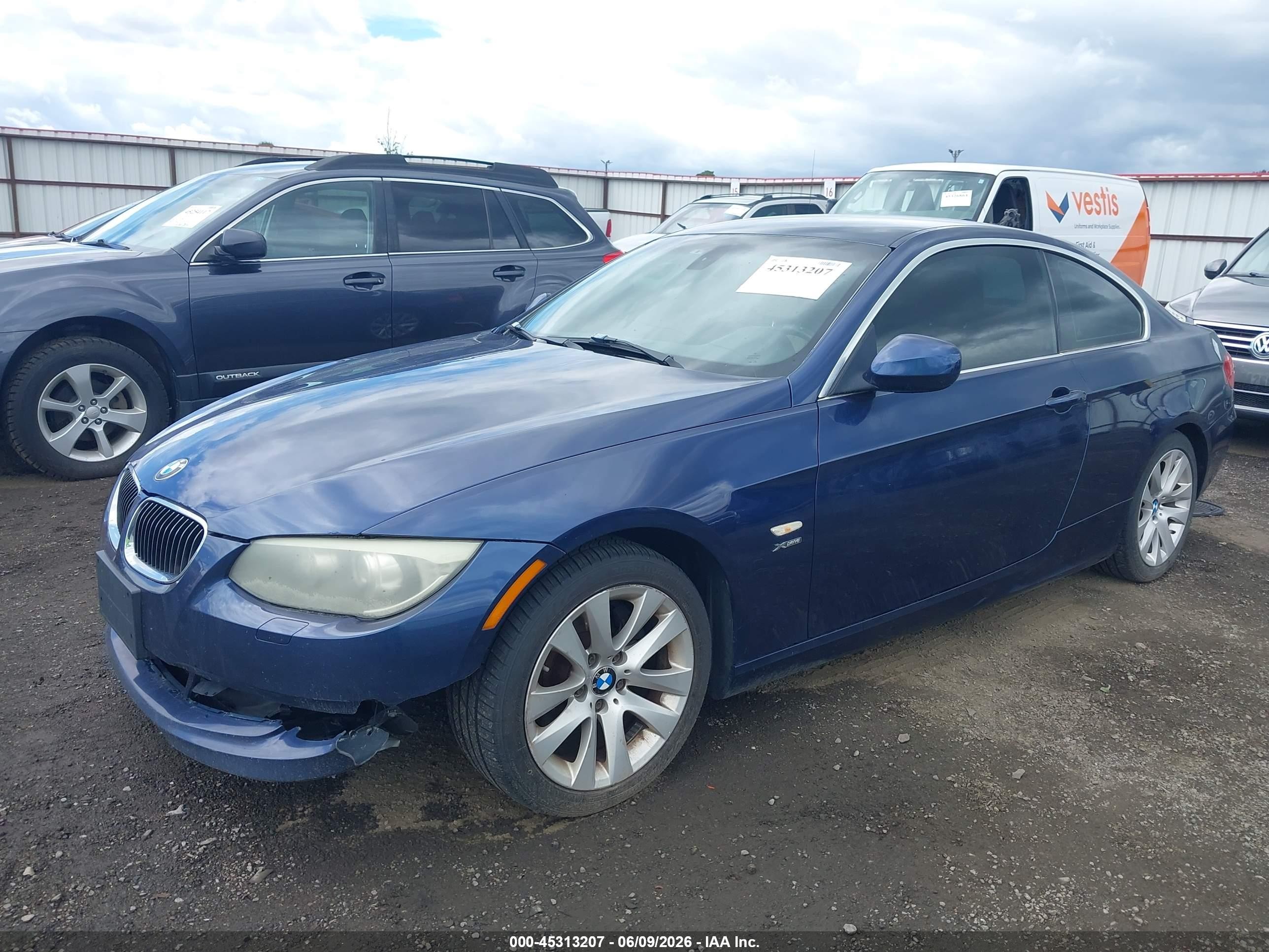 2011 Bmw 328i Xdrive Blue vin: WBAKF3C52BE566762