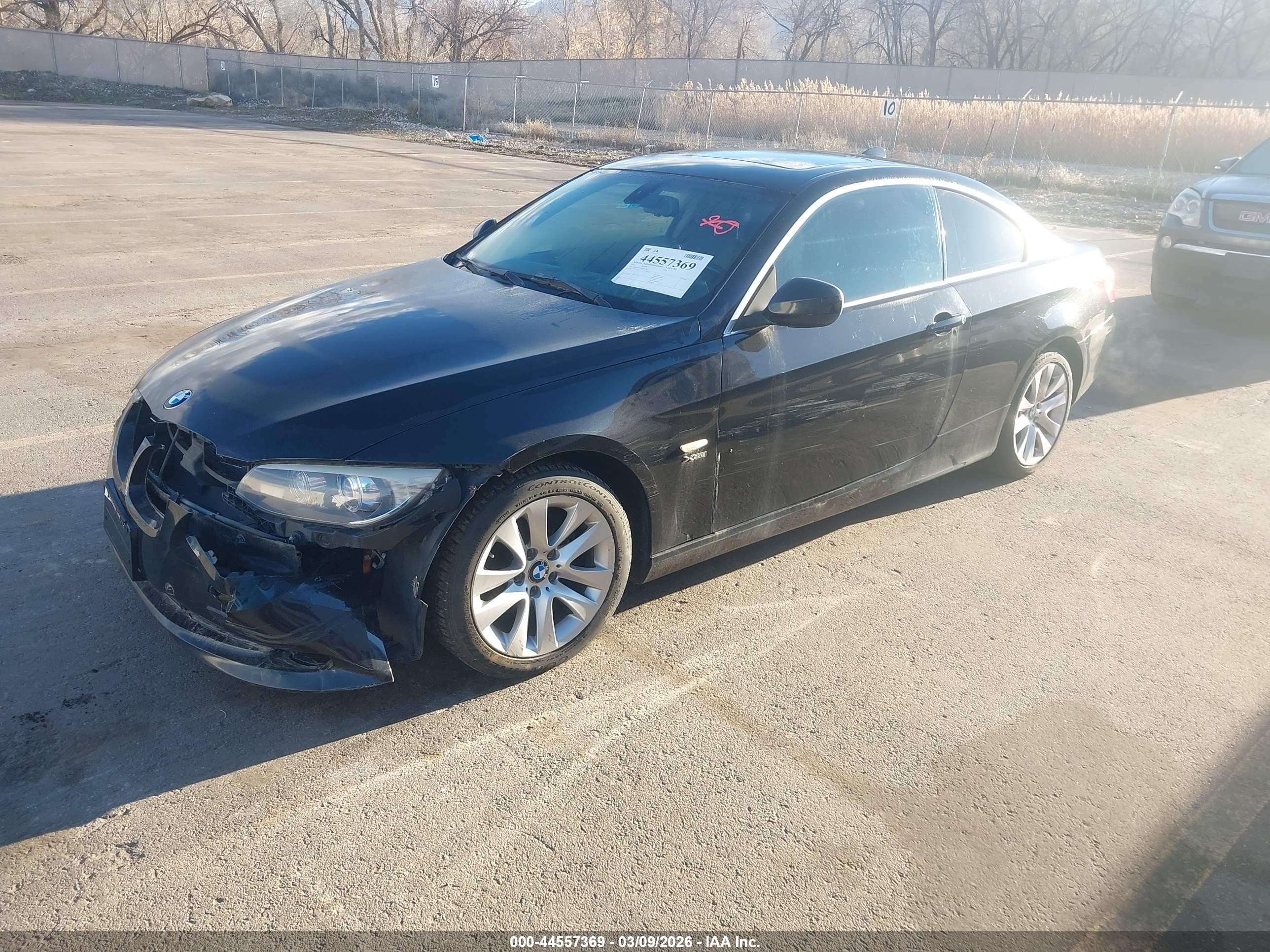 2011 Bmw 328i Xdrive Black vin: WBAKF3C53BE442483