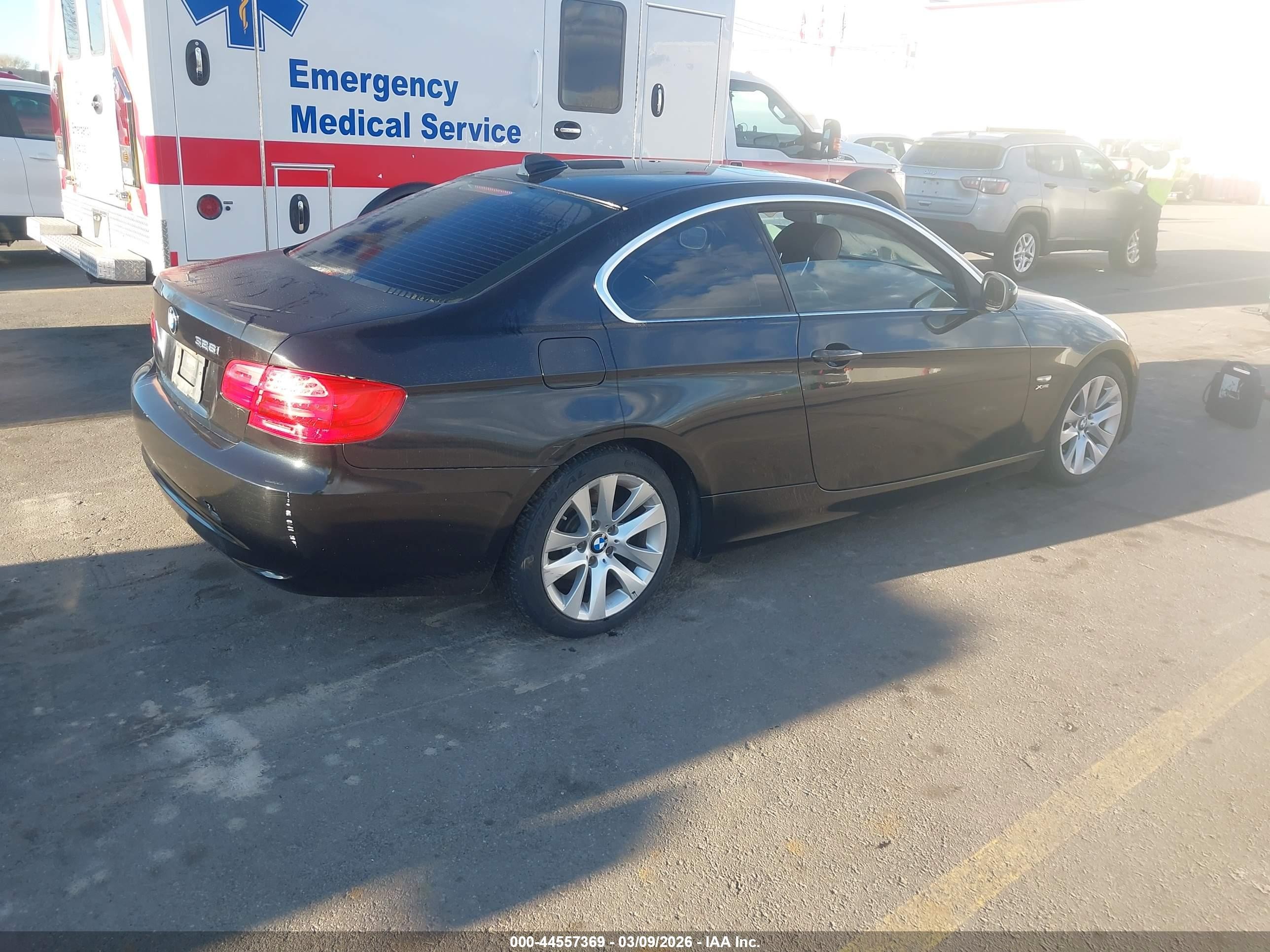 2011 Bmw 328i Xdrive Black vin: WBAKF3C53BE442483