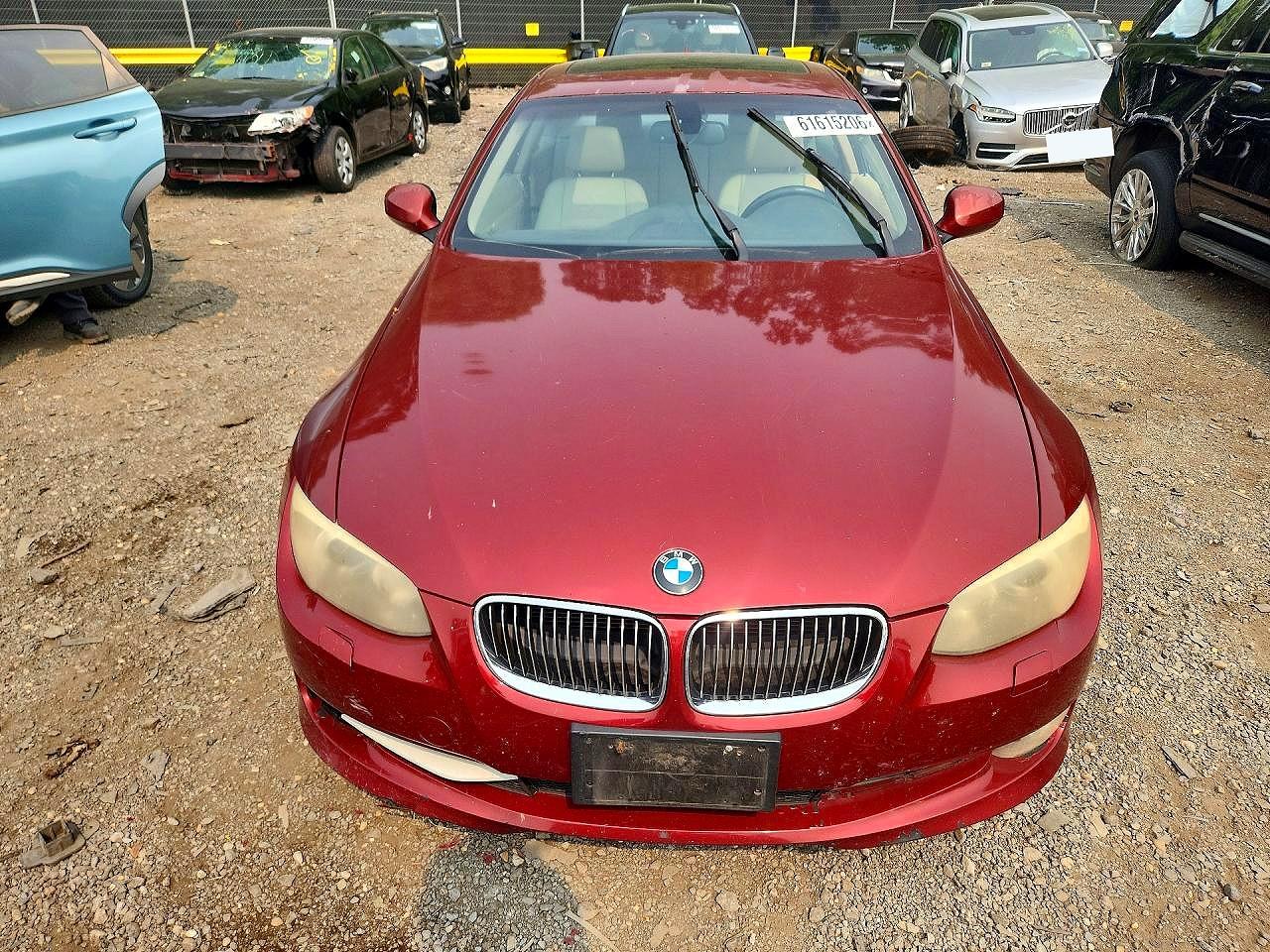 2011 Bmw 328 Xi Бордовый vin: WBAKF3C53BE566625