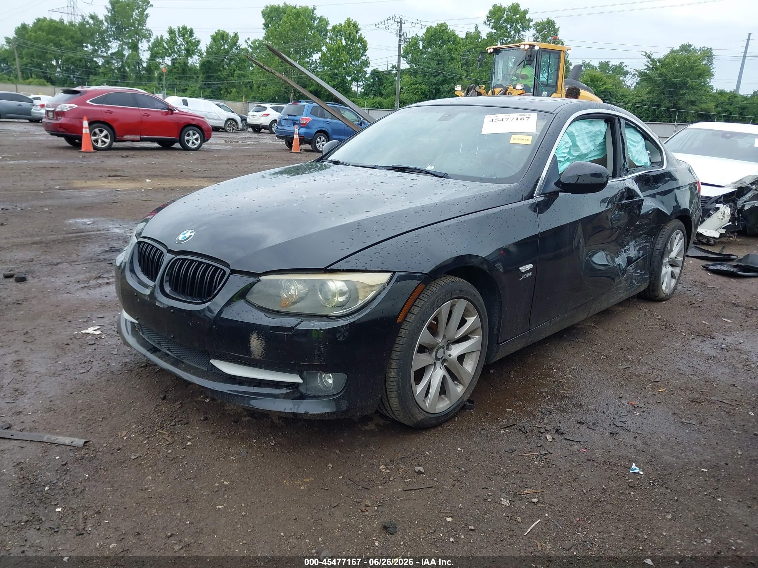 2011 Bmw 328i Xdrive Black vin: WBAKF3C53BE793135